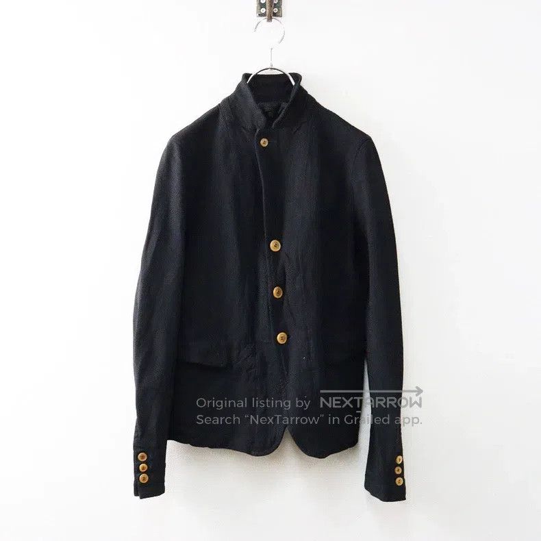 Comme des Garcons Comme Des Garcons Black stand collar long sleeve jacket to Size S / US 4 / IT 40 - 1 Thumbnail