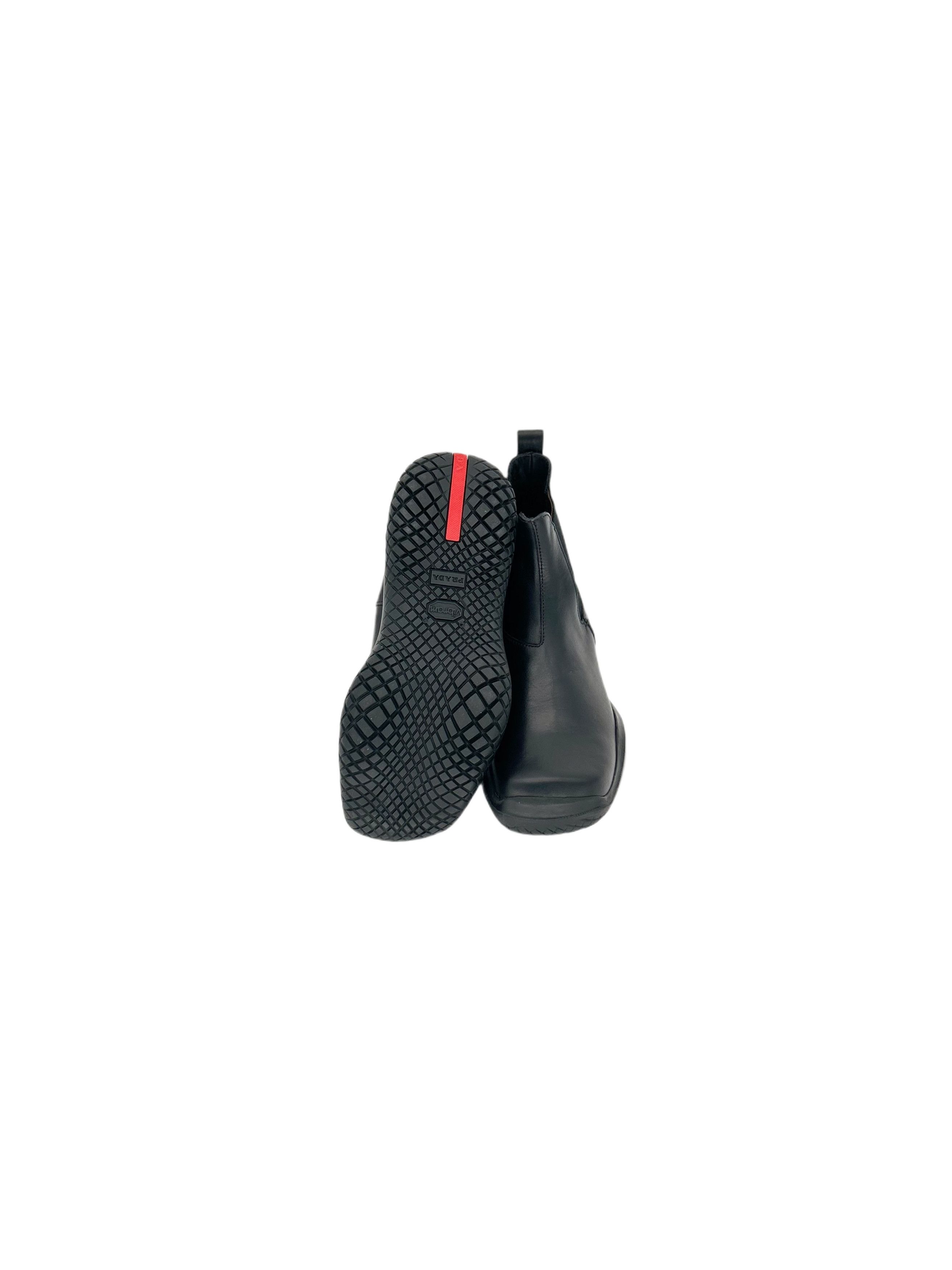 Prada Prada Linea Rossa 'Sport' Chelsea Boot With Vibram Sole Size US 6.5 / EU 39-40 - 5 Thumbnail