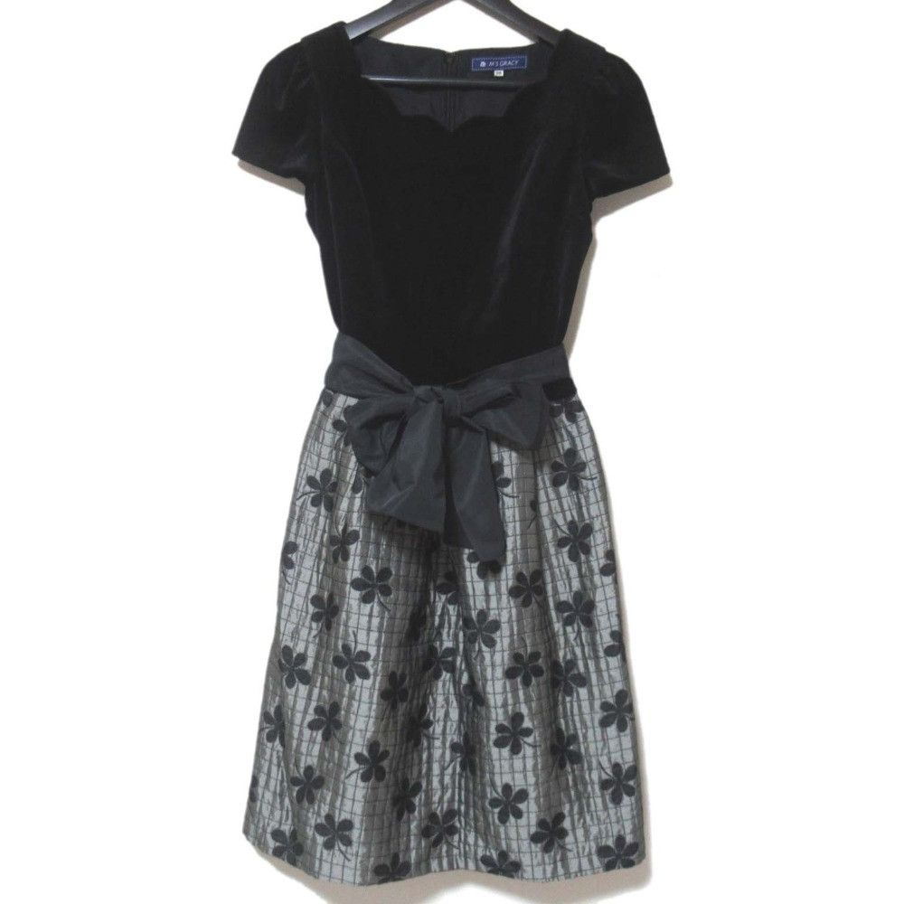 Other Other M'S GRACY Flower Jacquard Velour Dress Others Dresses DUTY FREE for USA Size ONE SIZE - 1 Thumbnail