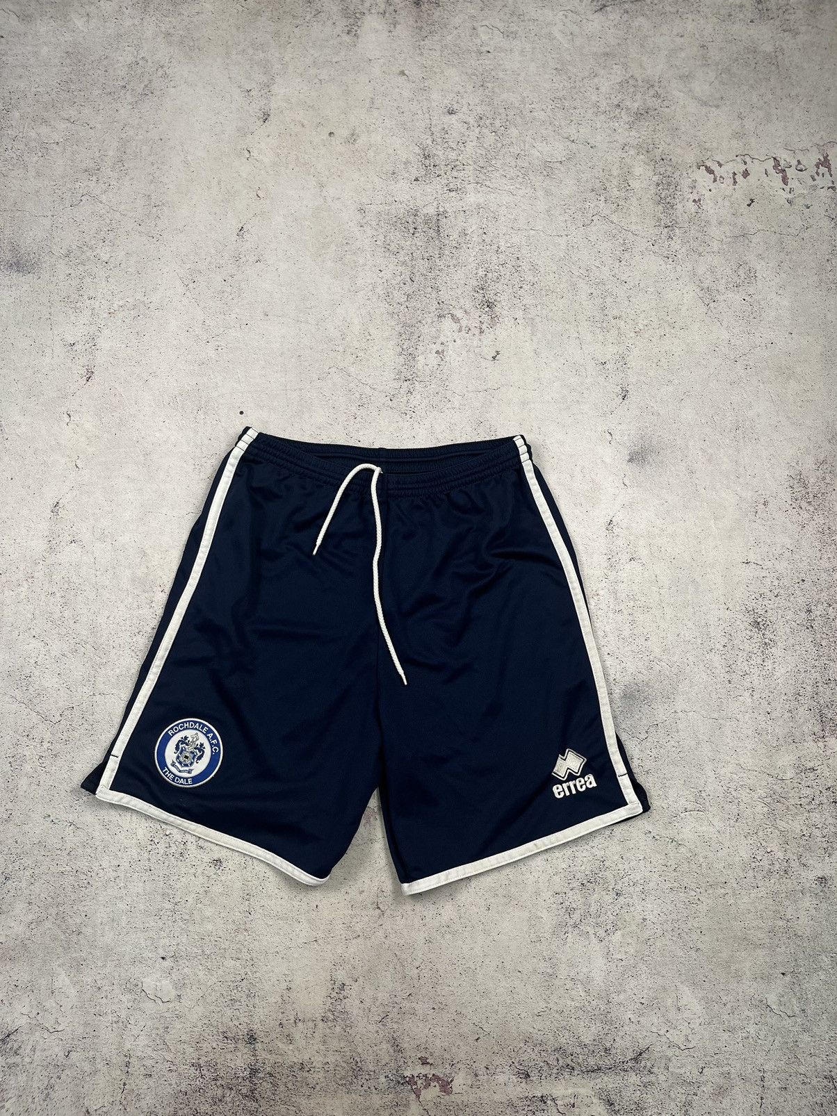Errea ERREA ROCHDALE A.F.C HOME VINTAGE FOOTBALL SHORTS SOCCER Size US 30 / EU 46 - 1 Thumbnail