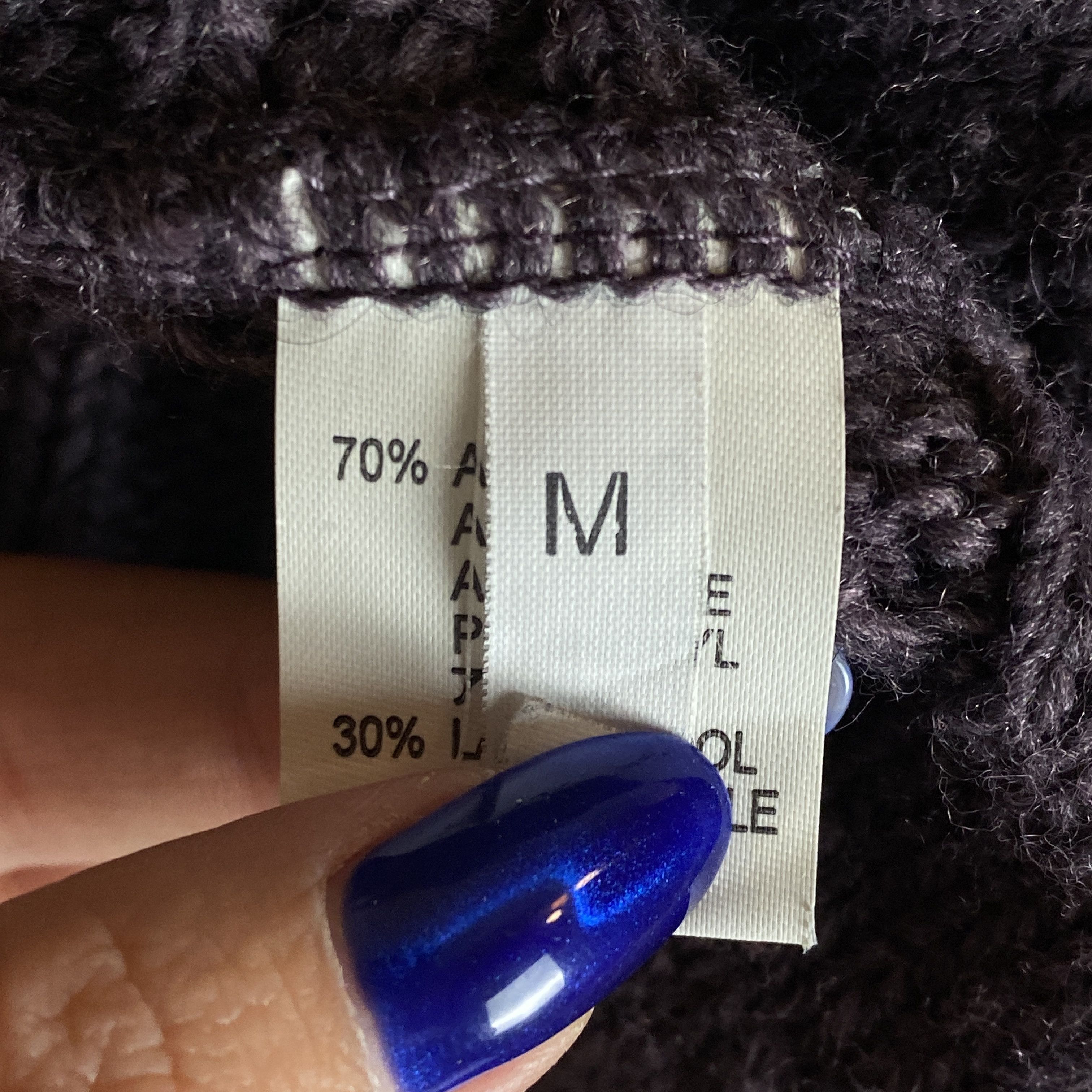 Elisa Cavaletti × Vintage Elisa Cavaletti Cardigan Women's Size M Purple Long Sleeve Size M / US 6-8 / IT 42-44 - 5 Thumbnail