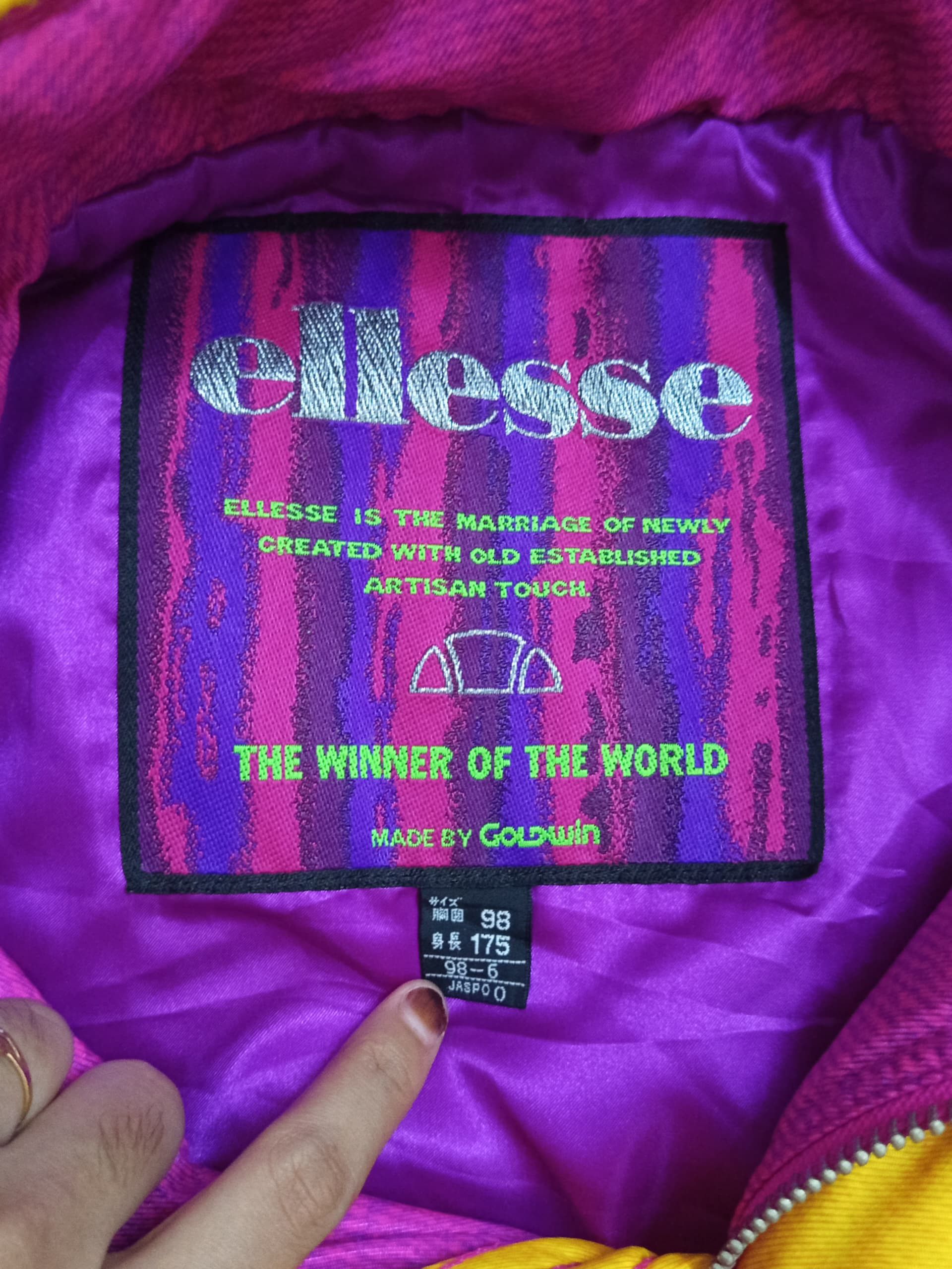 Ellesse Ellesse by Goldwin Multicolor Jacket Size XL / US 12-14 / IT 48-50 - 3 Thumbnail