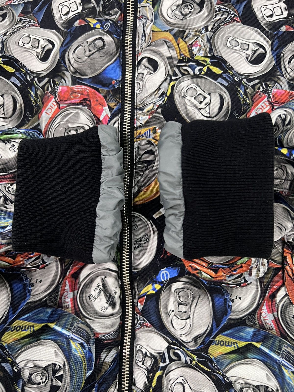 Moschino Moschino by Jeremy Scott All-Over Soda Can Bomber Jacket Size US M / EU 48-50 / 2 - 7 Thumbnail