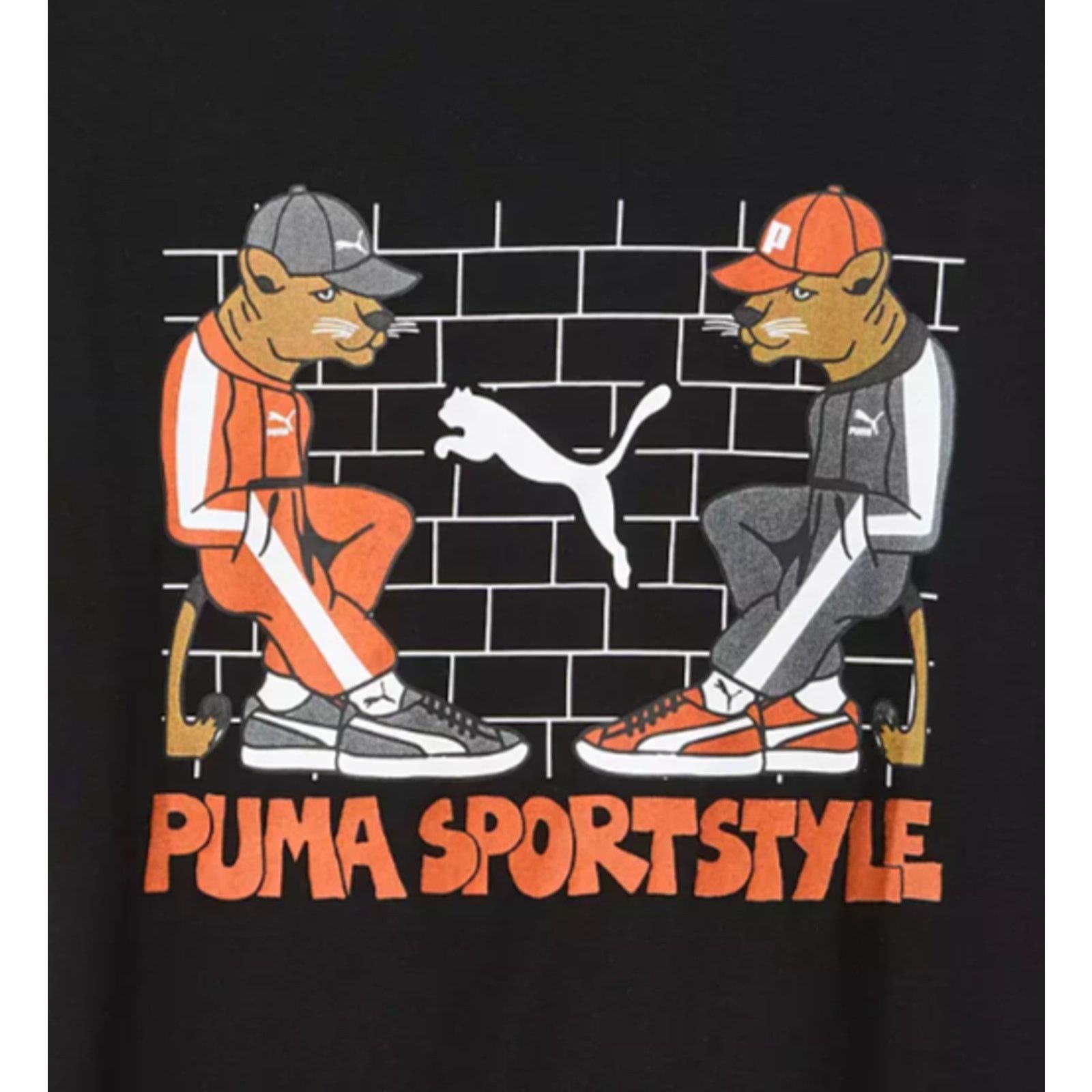 Puma Puma GRAPHIC Street Cats Tee Streetwear 622516-01 T-Shirt LE Size US L / EU 52-54 / 3 - 4 Thumbnail