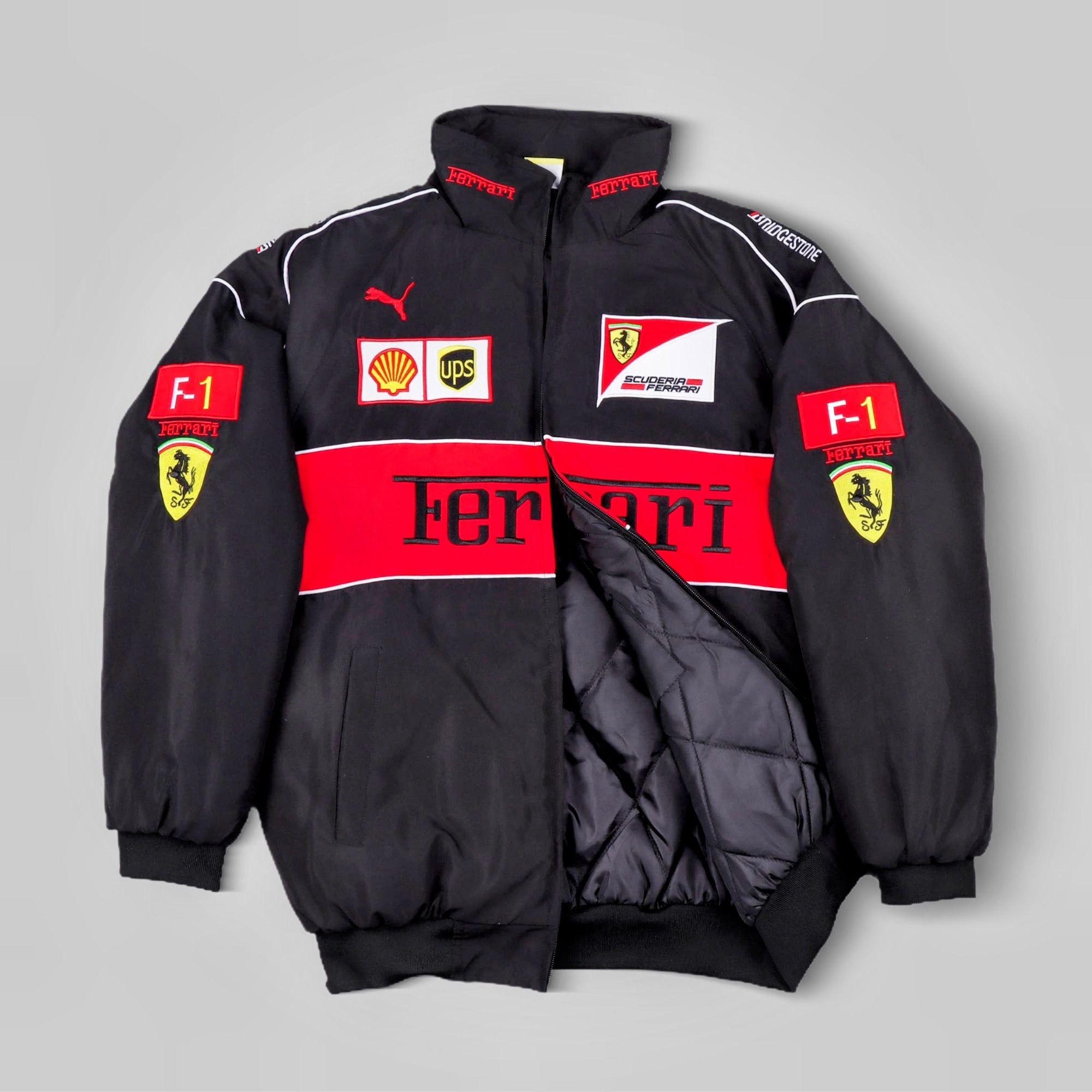 Vintage 🔥 Ferrari F1 Unisex Adults Racing Jacket Vintage Coats Size US L / EU 52-54 / 3 - 5 Thumbnail