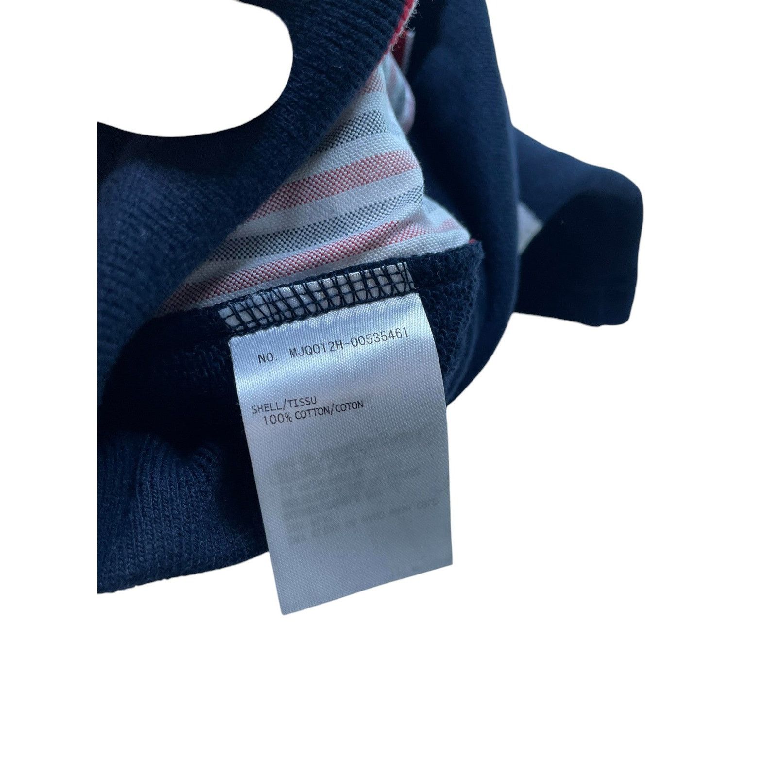 Thom Browne Thom Browne Navy & White Stripe Sweat Shorts Size US 30 / EU 46 - 4 Thumbnail
