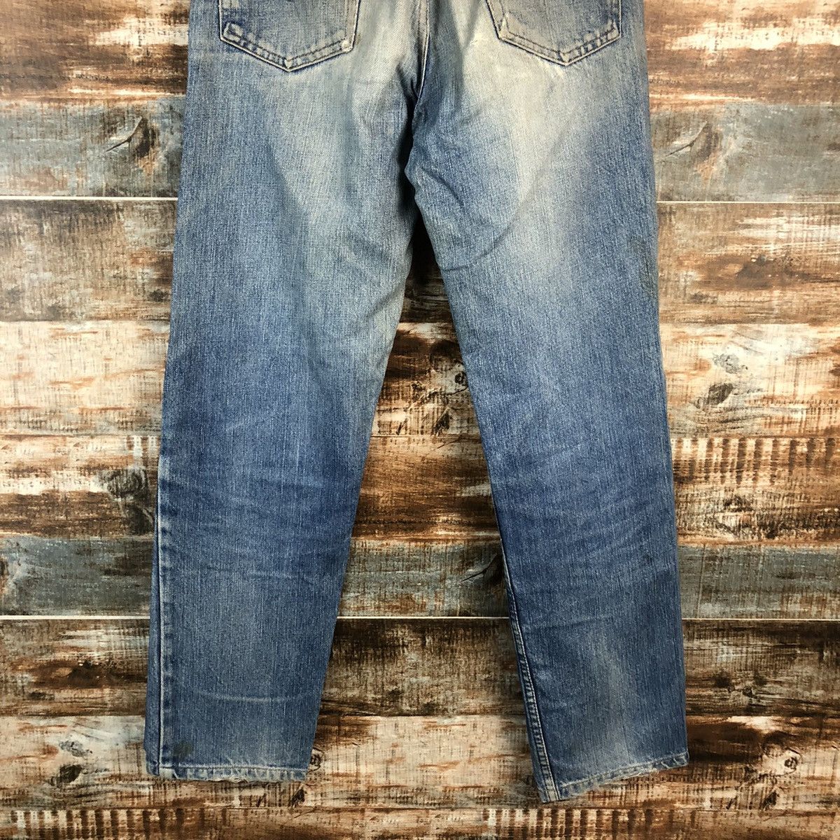 Levi's DLL Levis Blue ripped vintage Denim Pants #C240 Size US 27 - 18 Thumbnail