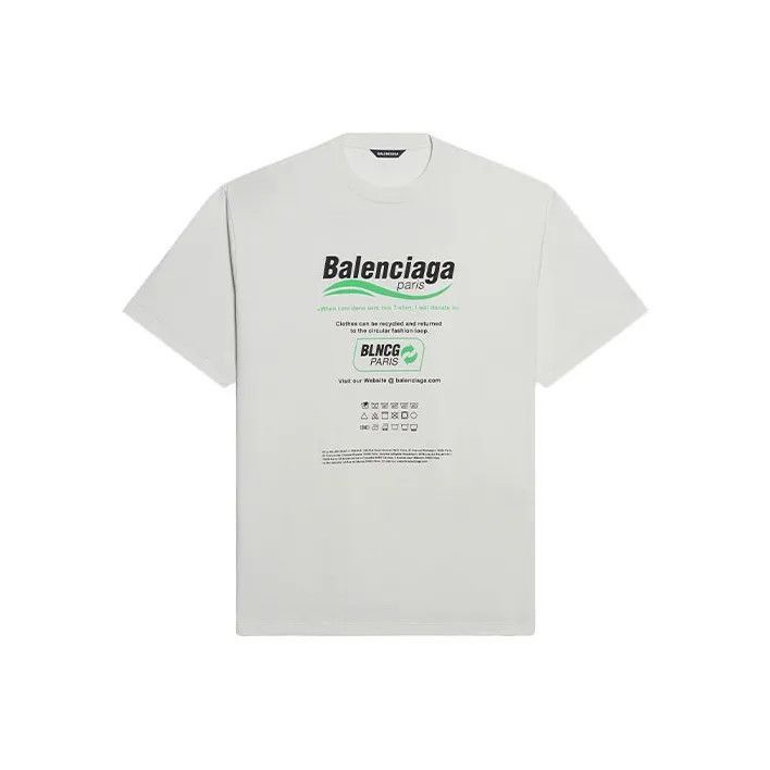 Balenciaga Balenciaga Classic Logo Short Sleeve T-shirt 0079-2507 Size US S / EU 44-46 / 1 - 1 Thumbnail