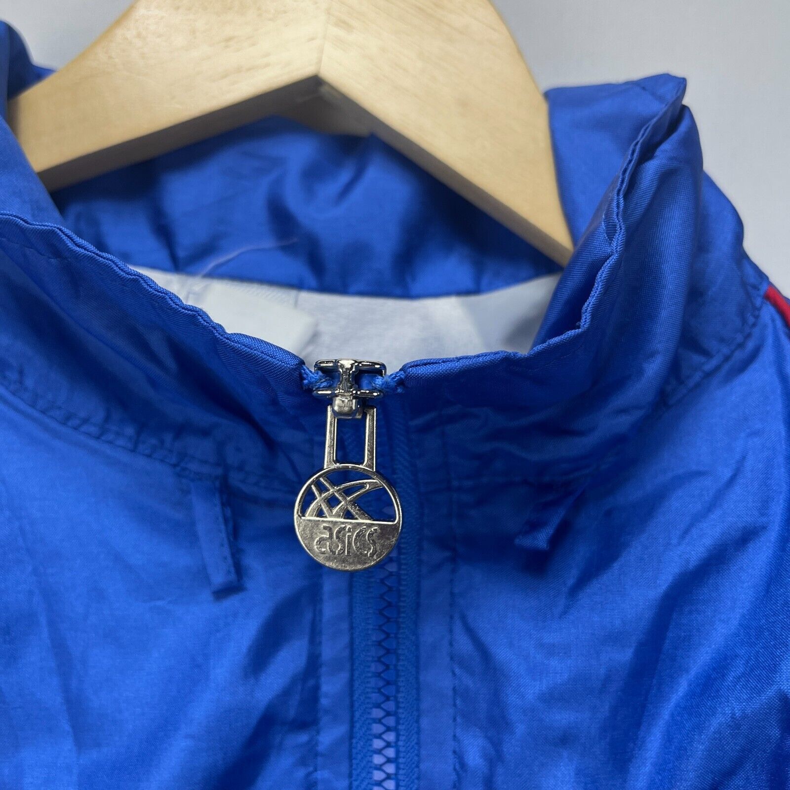 Asics × Vintage Vintage '90s Asics Running Windbreaker Jacket Small Size US S / EU 44-46 / 1 - 4 Thumbnail