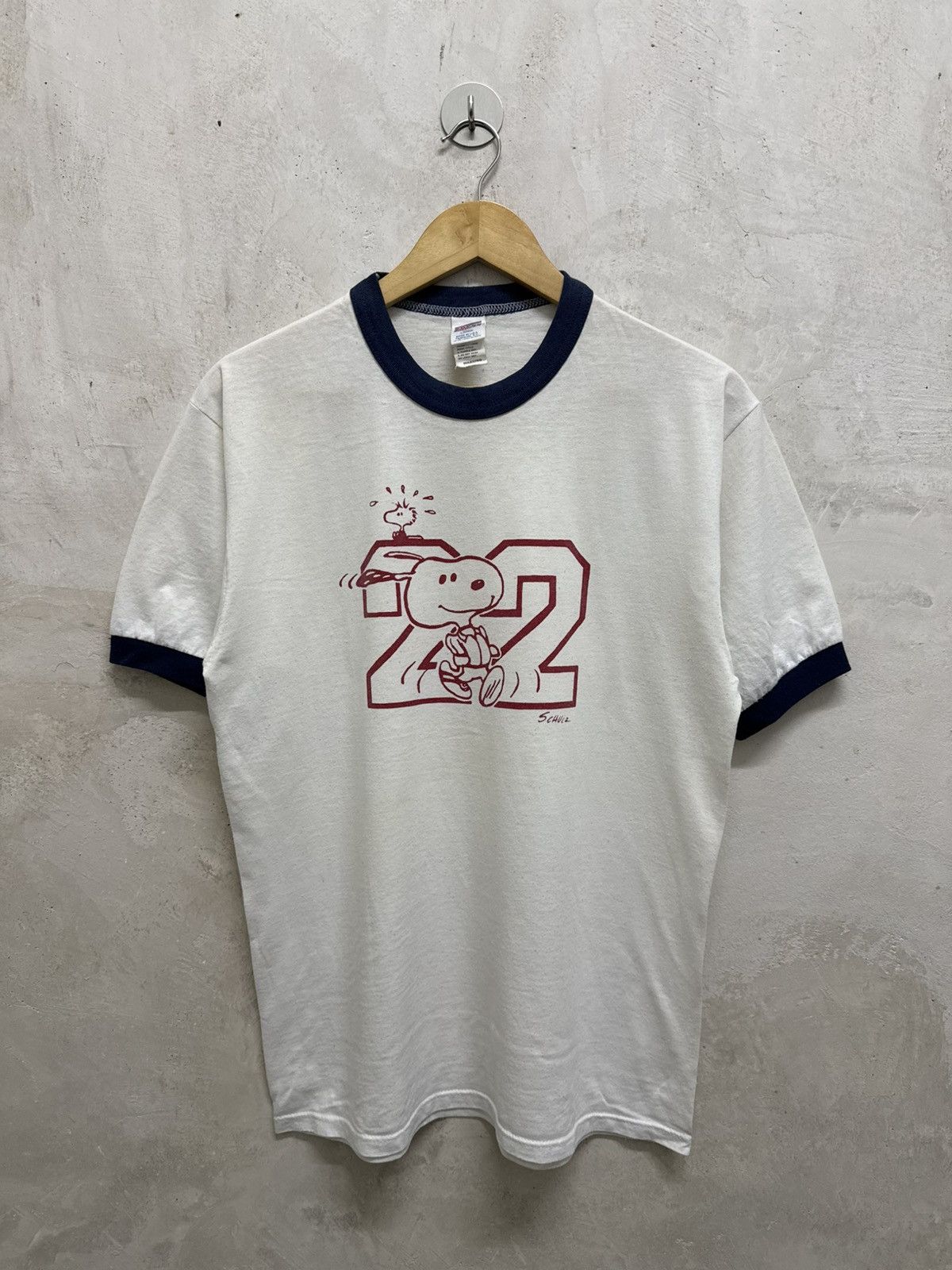 Peanuts Vintage Peanuts 22 Schulz Ringer Tees Size US M / EU 48-50 / 2 - 1 Thumbnail