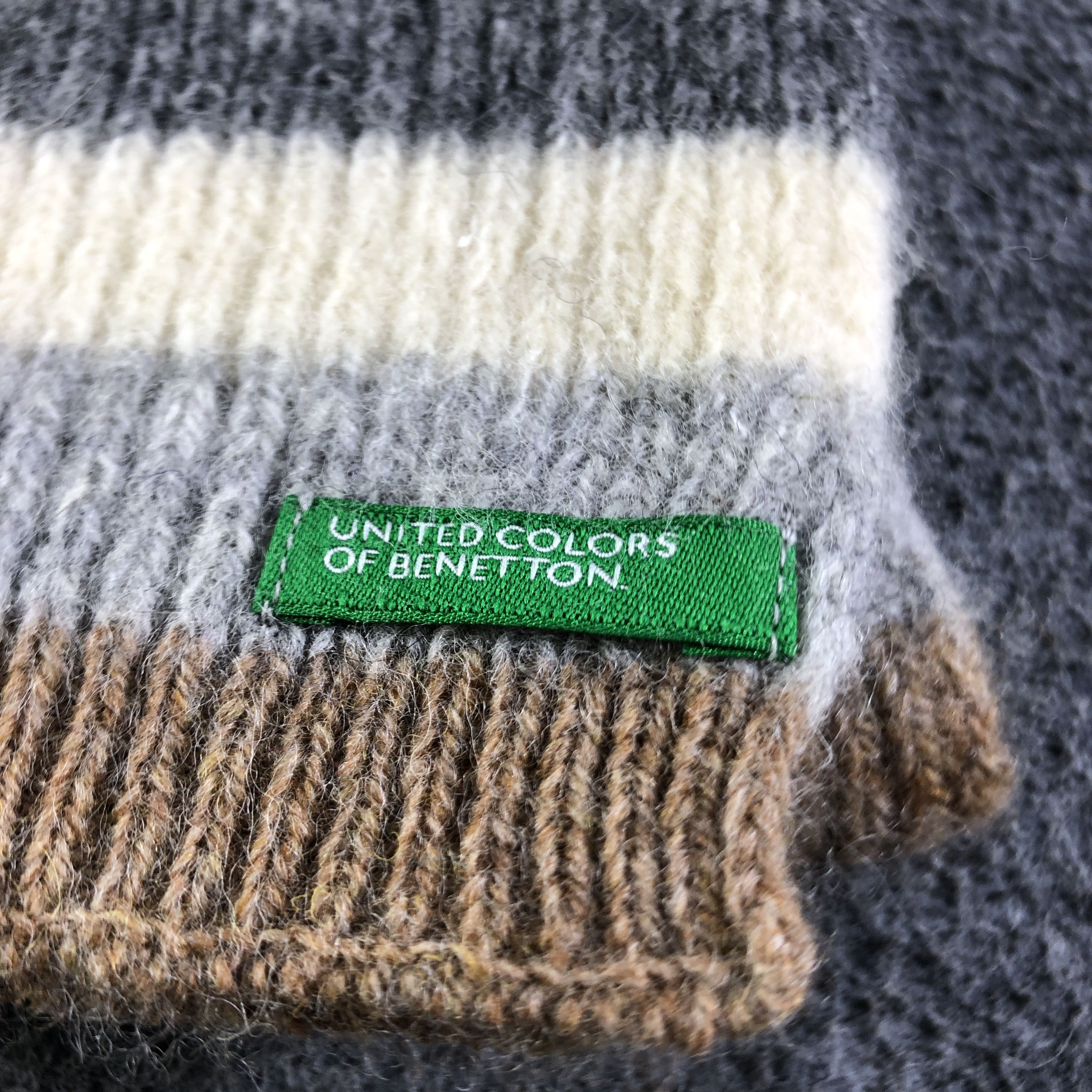 United Colors Of Benetton United Colors Of Benetton Wool Scarf Muffler Neckwear V2769 Size ONE SIZE - 4 Thumbnail