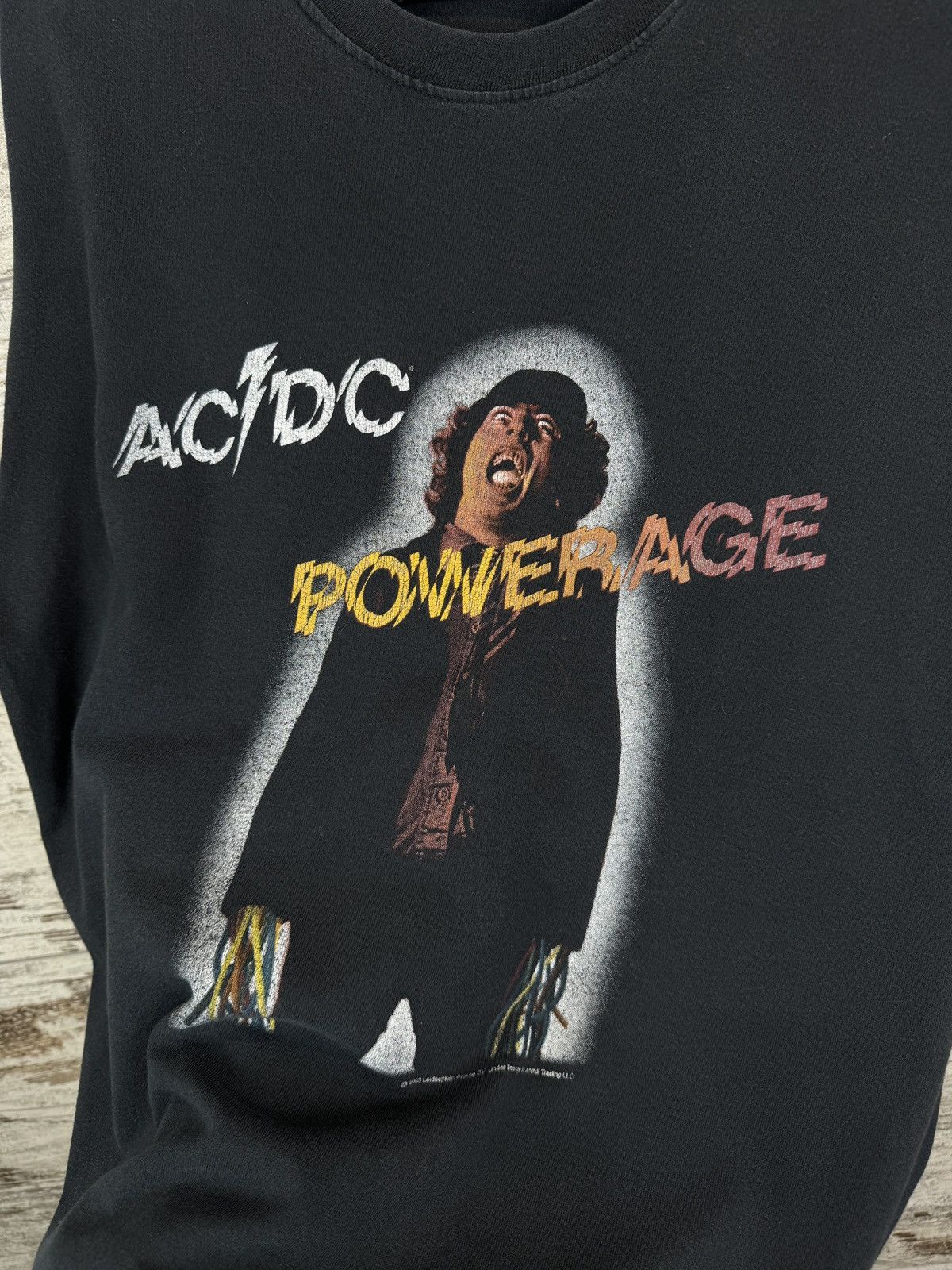 AC/DC Mens Vintage AC/DC T-shirt rock band tee powerage 2003 Size US L / EU 52-54 / 3 - 7 Thumbnail