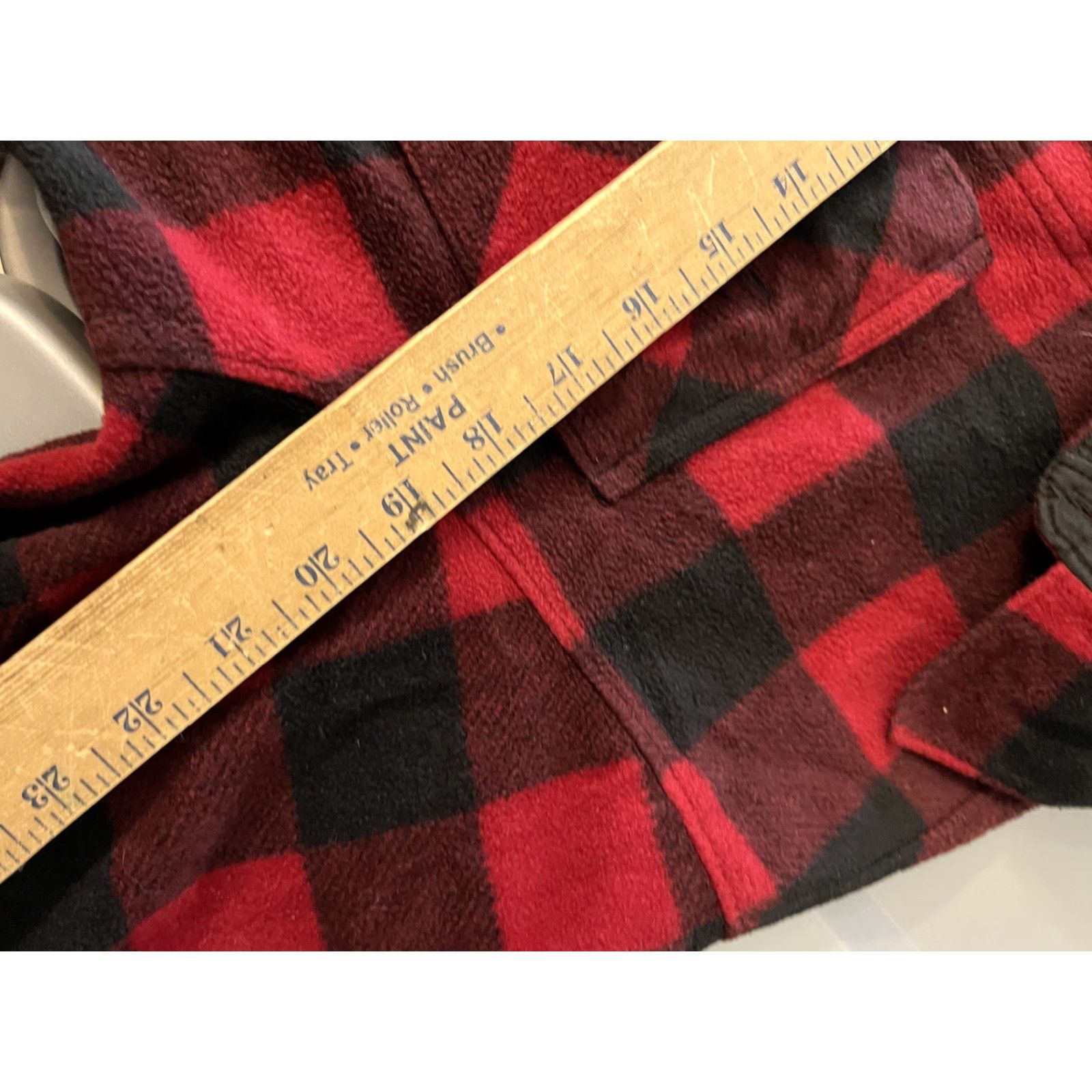 Wrangler VINTAGE Wrangler Authentics Flannel Shirt Mens S Red Buffalo Plaid Fleece Cabin Shacket Size US S / EU 44-46 / 1 - 5 Thumbnail