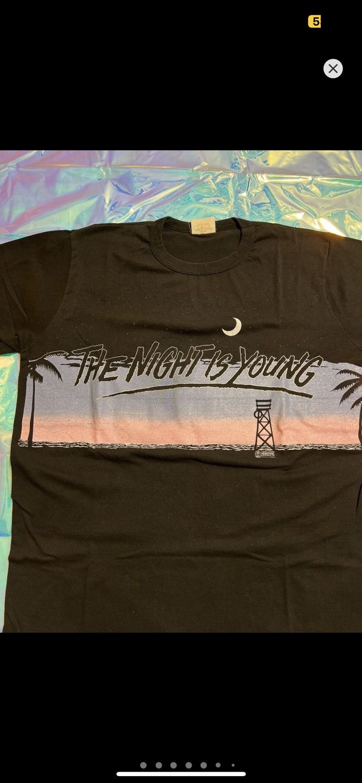 Vintage ***FINAL DROP***RARE 80s “THE NIGHT IS YOUNG SCHOONERS” XL Size US XL / EU 56 / 4 - 12 Thumbnail