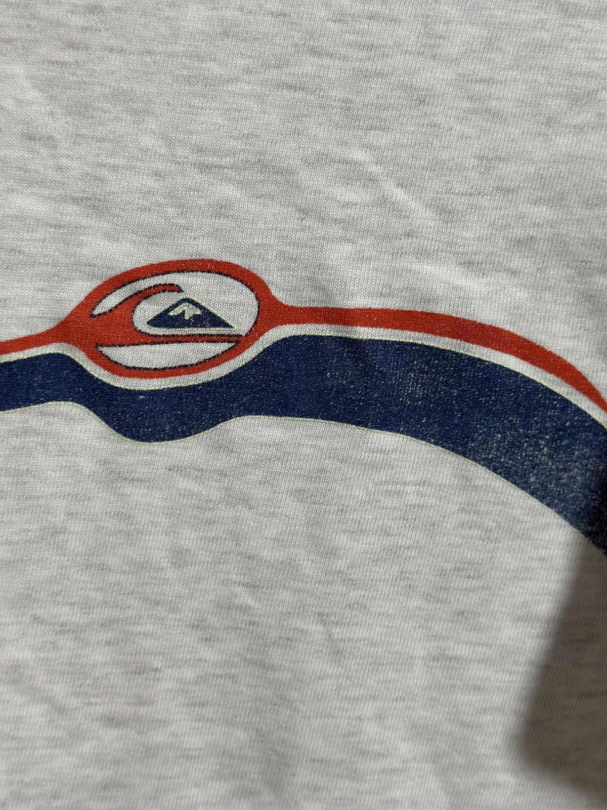 Quiksilver × Vintage Vintage Quiksilver Distress Tee Size US L / EU 52-54 / 3 - 2 Thumbnail