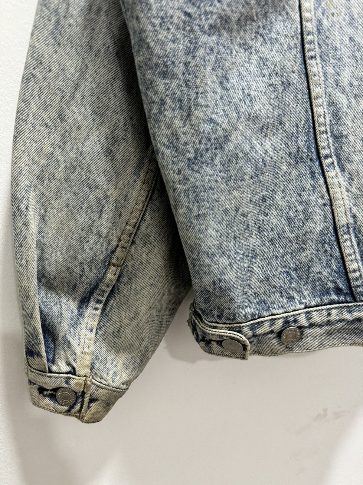 Levi's VINTAGE LEVIS ALASKA ORANGE TAB J02 ACID WASH DENIM JACKET Size US M / EU 48-50 / 2 - 12 Thumbnail