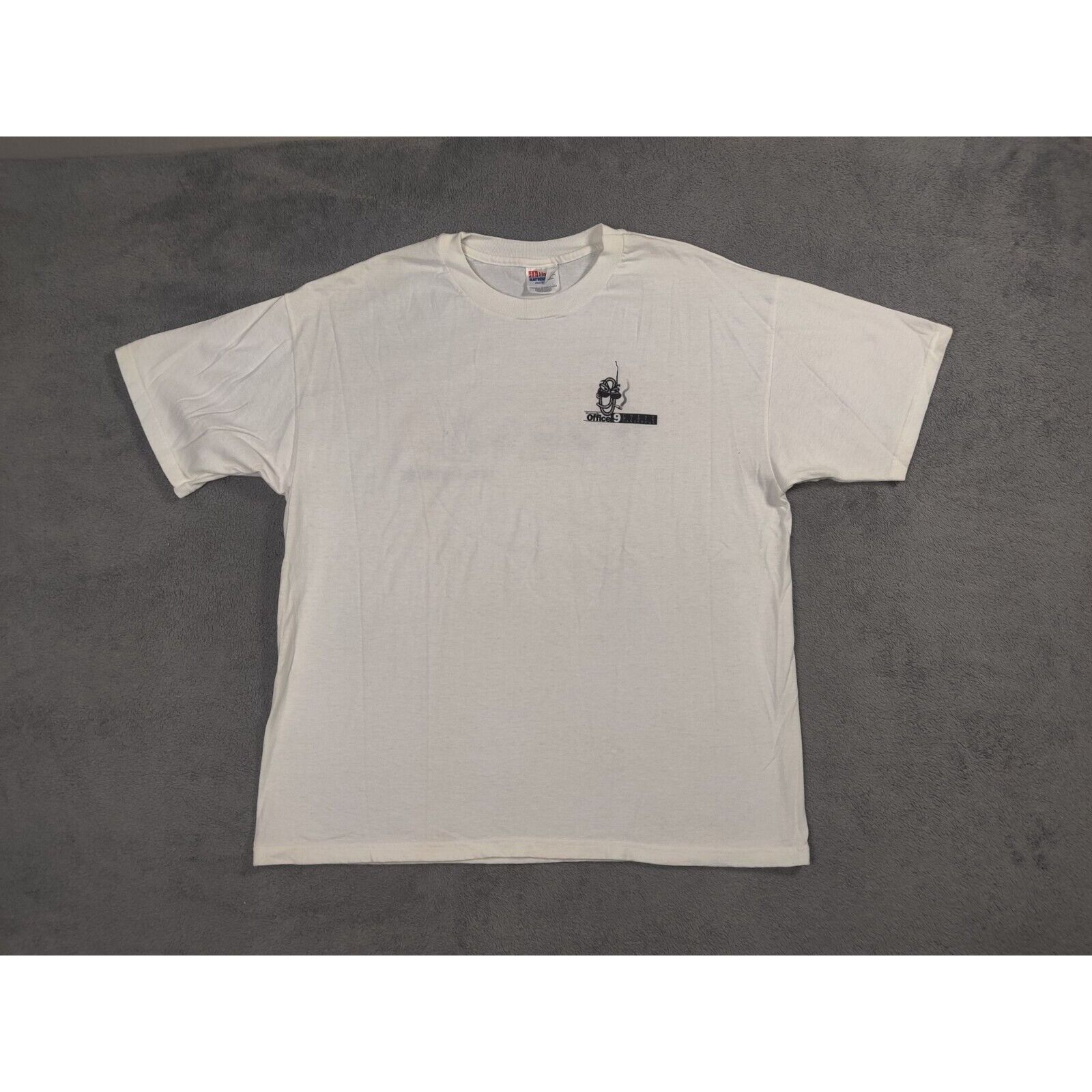 Hanes VINTAGE Microsoft Shirt Adult Mens XL White Office Size US XL / EU 56 / 4 - 1 Thumbnail