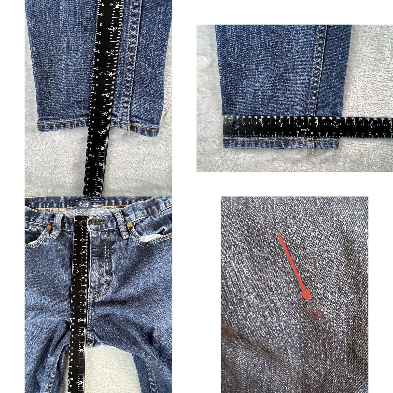 Polo Ralph Lauren Ralph Lauren Sport Jeans Thompson 650 Women’s 30 Denim Slim Straight Leg 5-Pocket Blue Logo Embroidered Size 30" / US 8 / IT 44 - 8 Thumbnail