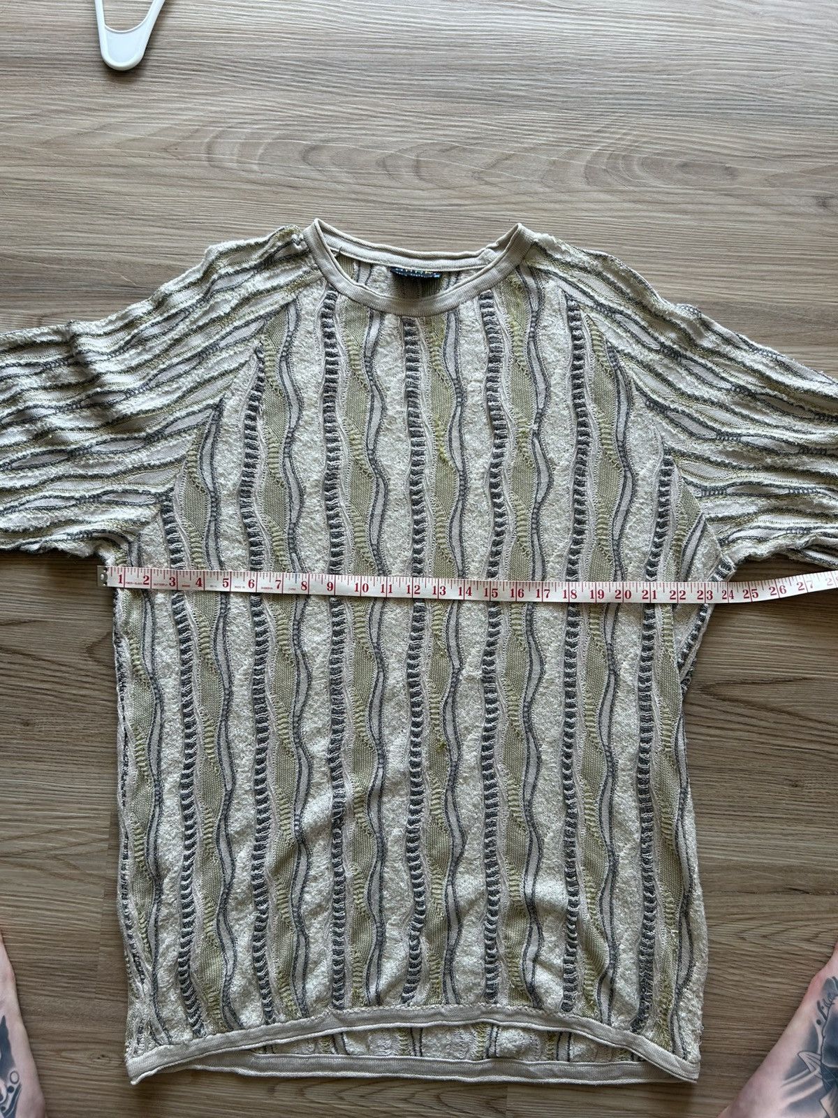 Coogi Vintage Coogi Knit Short Sleeve Sweater Size US XL / EU 56 / 4 - 4 Thumbnail