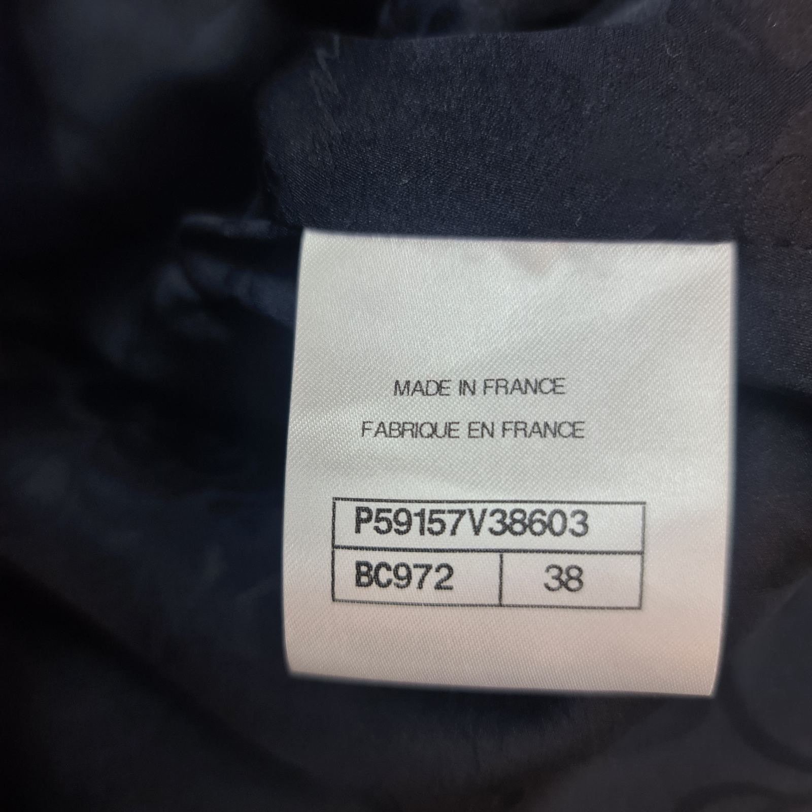 Chanel Chanel Navy Blue Wool Double-Breasted Peacoat Sz.38 Size S / US 4 / IT 40 - 9 Thumbnail