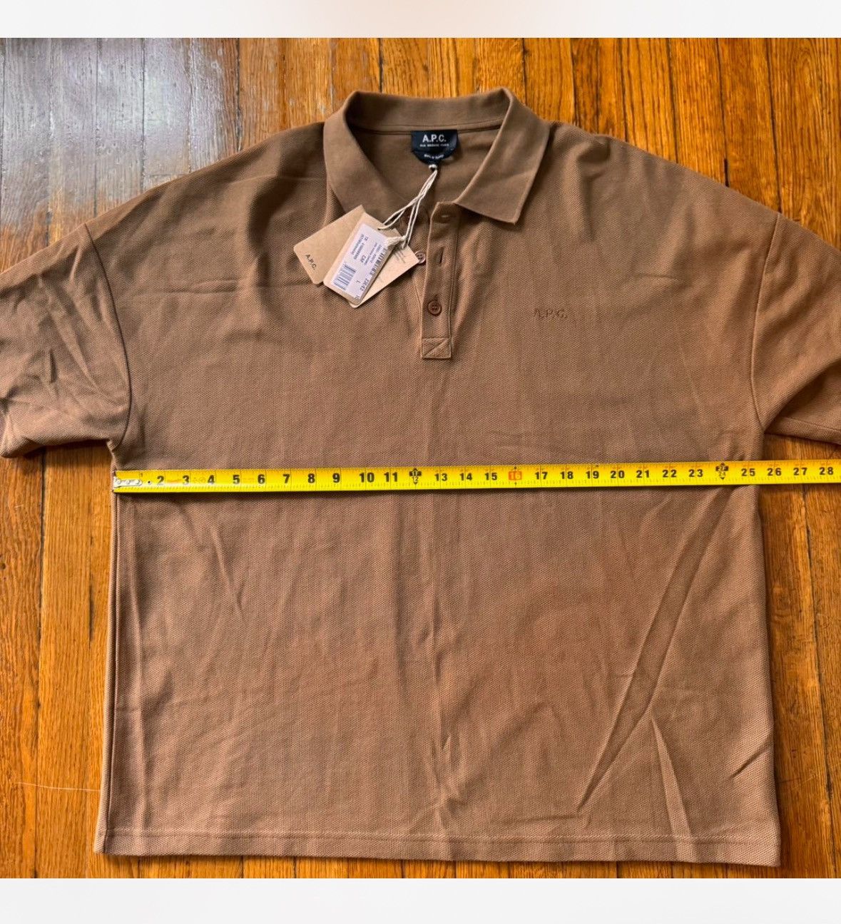 A.P.C. APC LOOSE FIT POLO BNWT Size US L / EU 52-54 / 3 - 3 Thumbnail