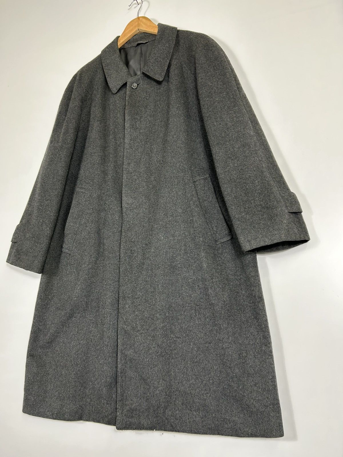 Extreme Cashmere × Japanese Brand × Vintage ⚡️Vintage Emil Klein Cashmere Button Long Coat Size US L / EU 52-54 / 3 - 3 Thumbnail