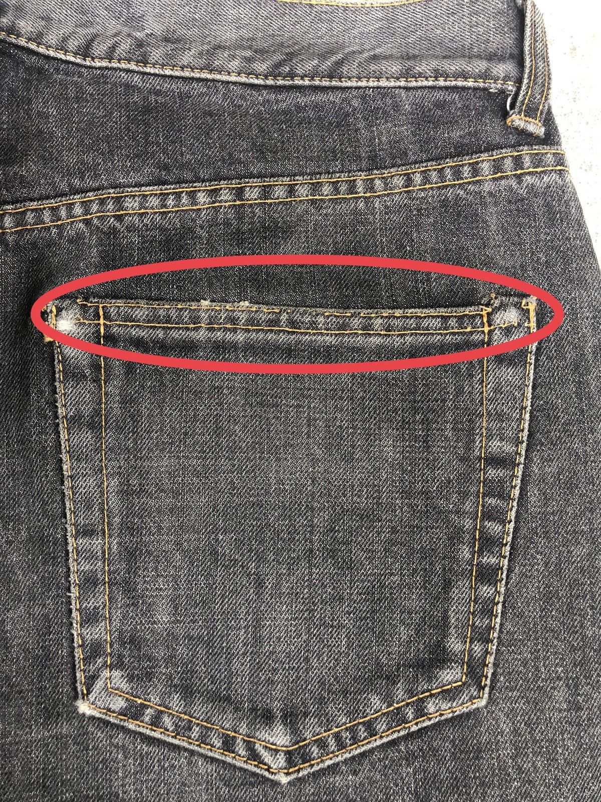 Comme des Garcons Comme des Garcons Homme Selvedge Denim Distressed Jeans Size US 32 / EU 48 - 15 Thumbnail