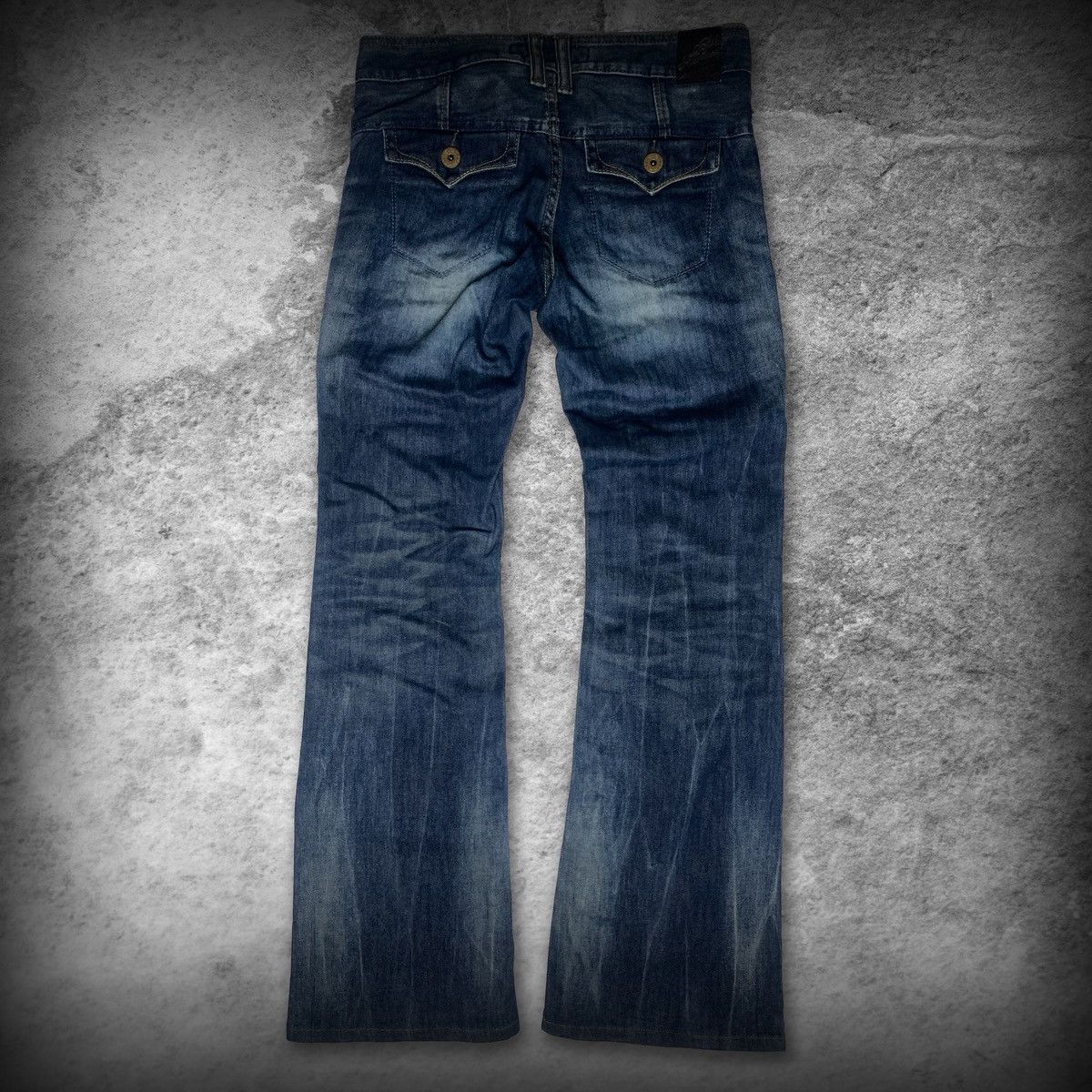 Japanese Brand Rush Hour Platina Flare Denim Jeans W32 Y2K Japanese Denim Size US 32 / EU 48 - 9 Thumbnail