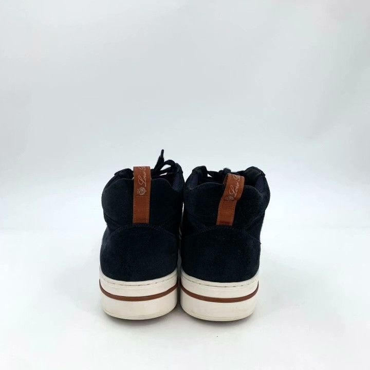 Loro Piana Loro Piana Dark Blue Low-Top Sneakers Size US 8 / EU 41 - 4 Thumbnail