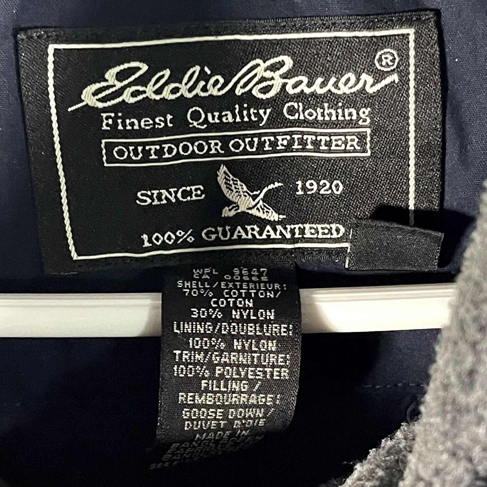 Eddie Bauer Eddie Bauer Jacket Mens XL Navy Blue Goose Down Insulated Puffer Winter Coat Size US XL / EU 56 / 4 - 6 Thumbnail