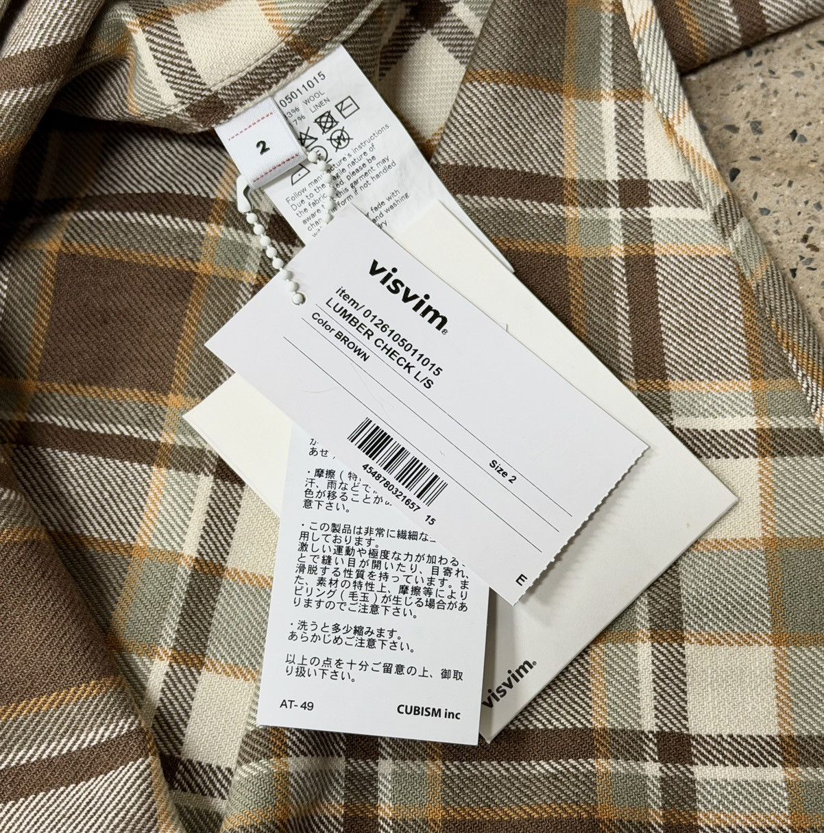 Visvim Visvim 26ss Lumber Check L/S Size US M / EU 48-50 / 2 - 2 Thumbnail