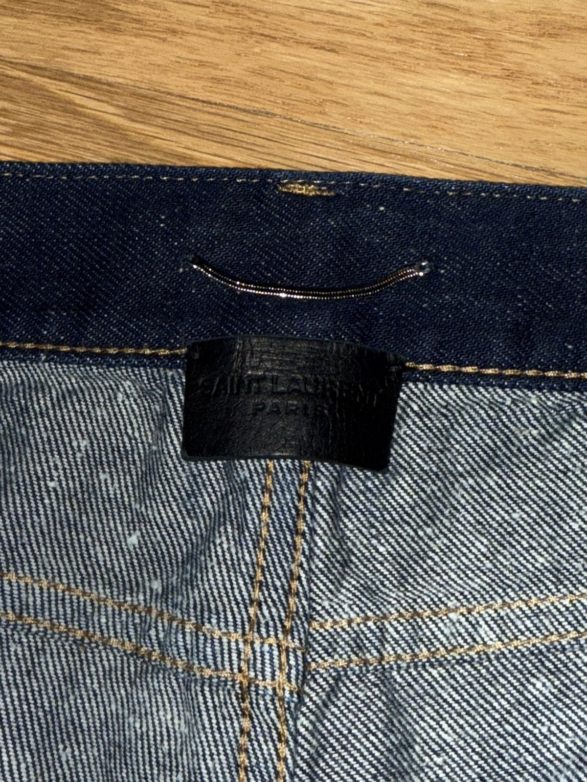 Saint Laurent Paris Saint Laurent Denim Jeans - “Etienne” Speckled Size US 30 / EU 46 - 4 Thumbnail