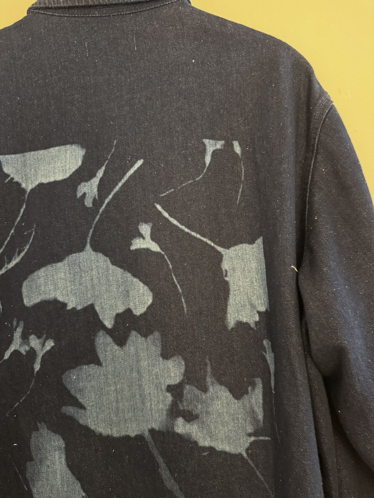 Cos Floral Laser Printed Denim Shirt Size US M / EU 48-50 / 2 - 5 Thumbnail