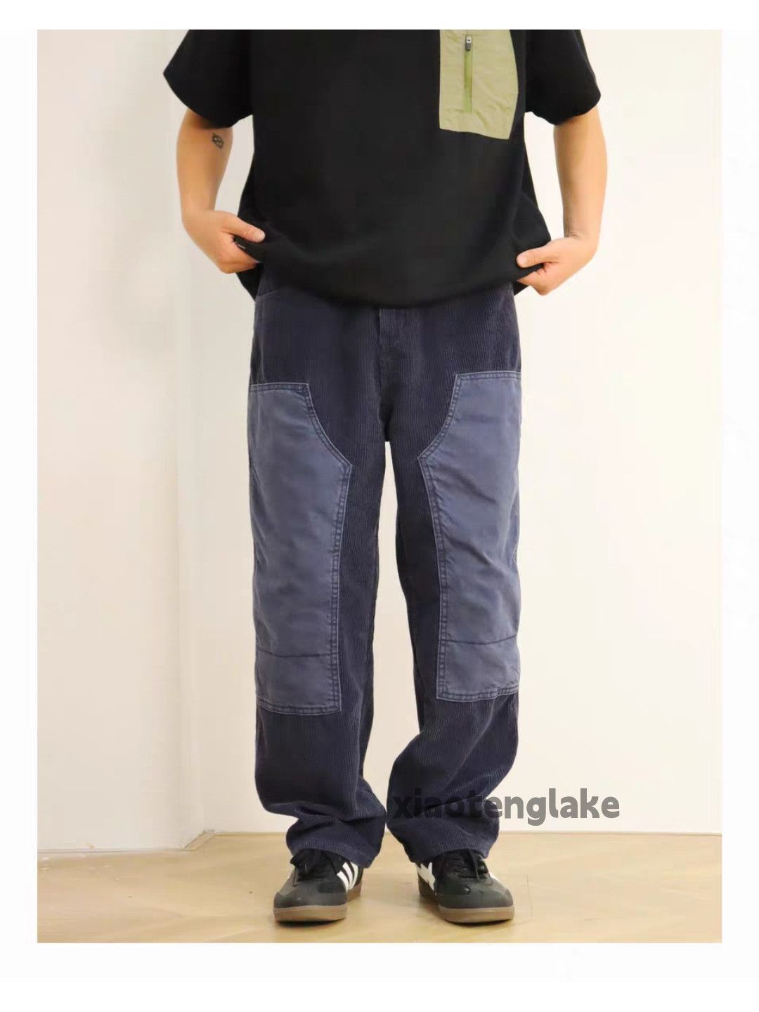 Vintage zx acne ourlegacy style loose carpenter corduroy pants Size US 32 / EU 48 - 4 Thumbnail
