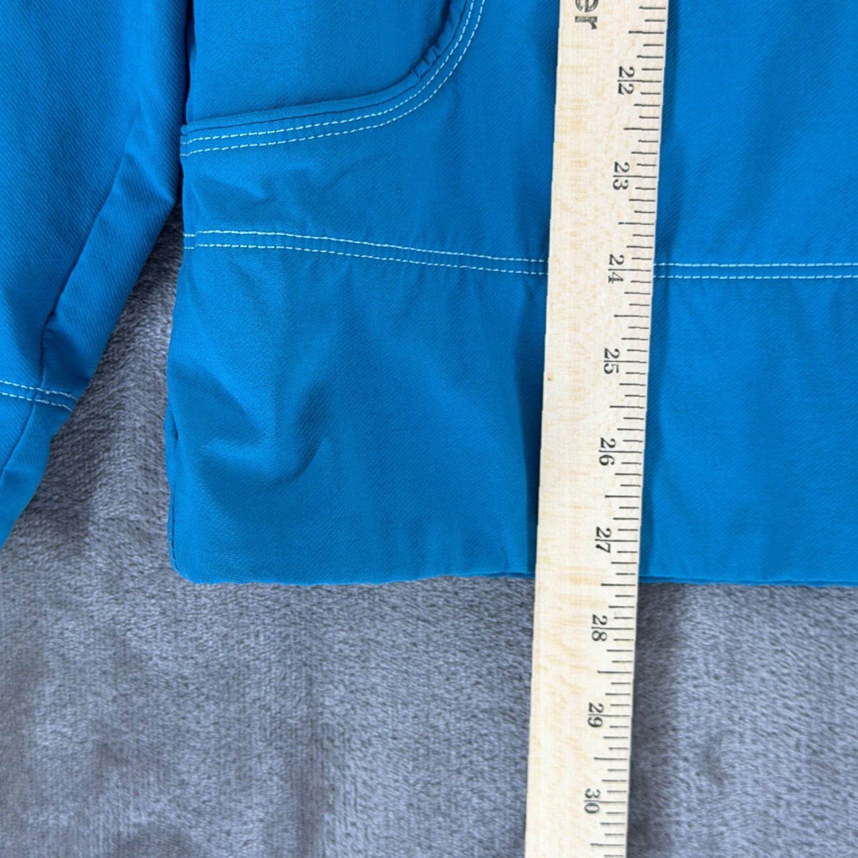 Marmot Marmot Womens XL Teal Blue Softshell Full Zip Hooded Jacket P8585-1-CM Contrast Size XL / US 12-14 / IT 48-50 - 7 Thumbnail