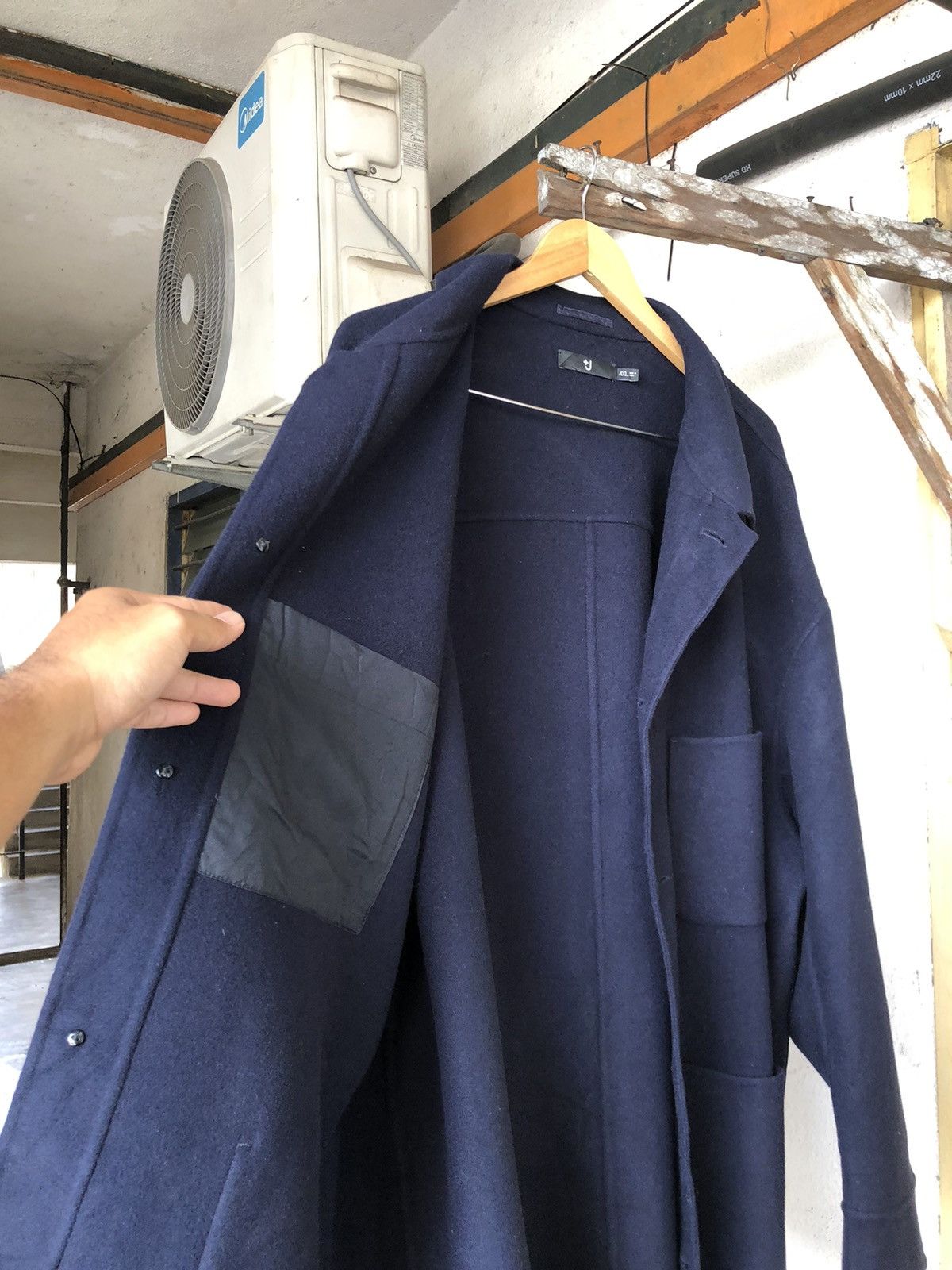 Jil Sander Nice Piece🔥 Jil Sander x Uniqlo Wool Button Jacket Size US XXL / EU 58 / 5 - 10 Thumbnail