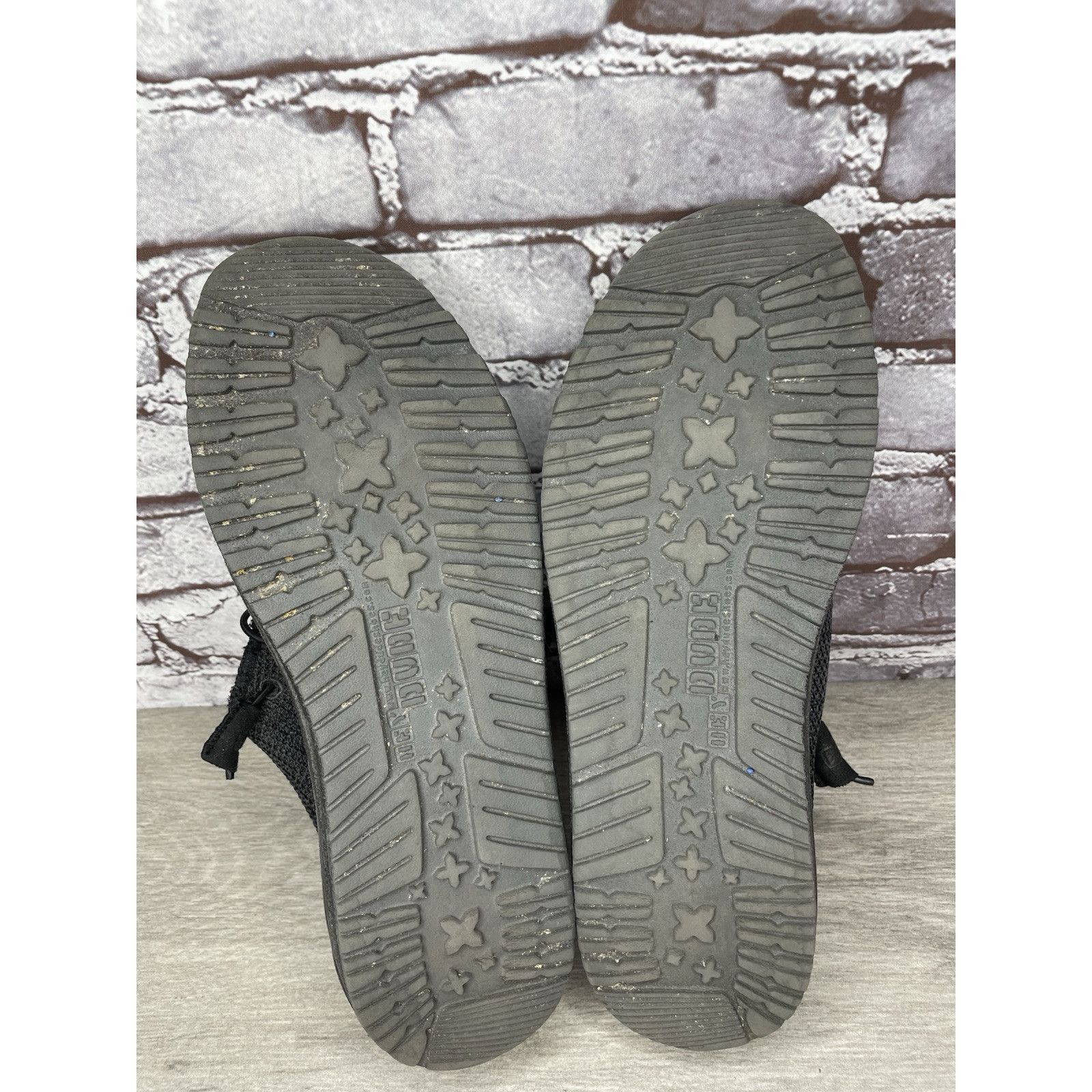 Other Hey Dude Shoes Wally Sox Comfortable Jet Black Gray Slip On Size US 10 / EU 43 - 12 Thumbnail