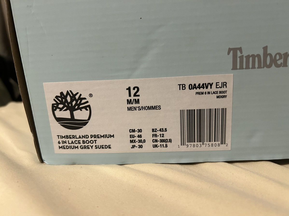 Timberland Timberland Ice Studios 6 Inch Premium Boot Grey Size US 12 / EU 45 - 17 Thumbnail