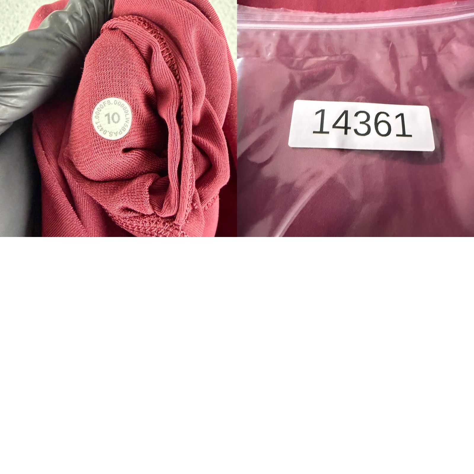 Lululemon Lululemon Wunder Train Leggings Womens 10 Burgundy Red High Rise 24 Inseam Size 32" / US 10 / IT 46 - 9 Thumbnail