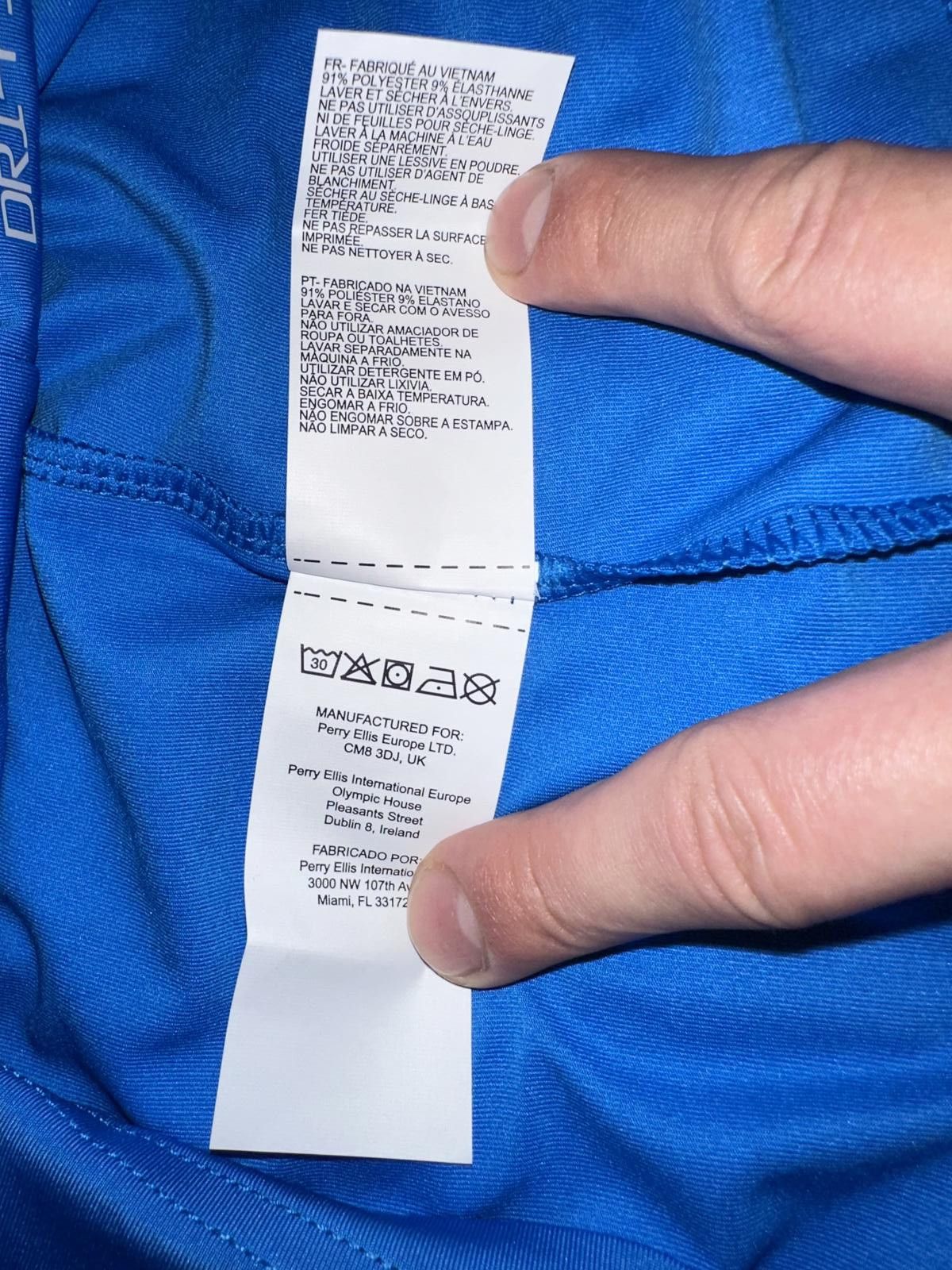 Nike Nike Big Kids (Girl’s) Essential Long Sleeve Hydroguard Blue Shirt Size XXS / US 00 / IT 34 - 5 Thumbnail