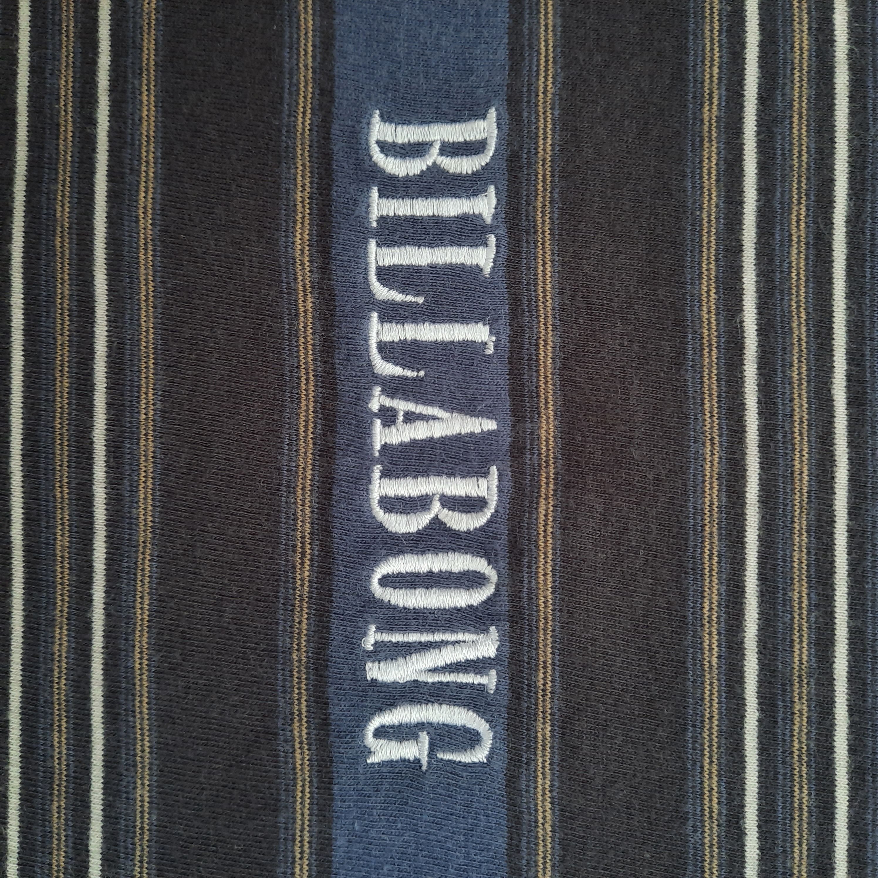Billabong 🔥Billabong spellout embroidery stripes tshirt Size US L / EU 52-54 / 3 - 4 Thumbnail