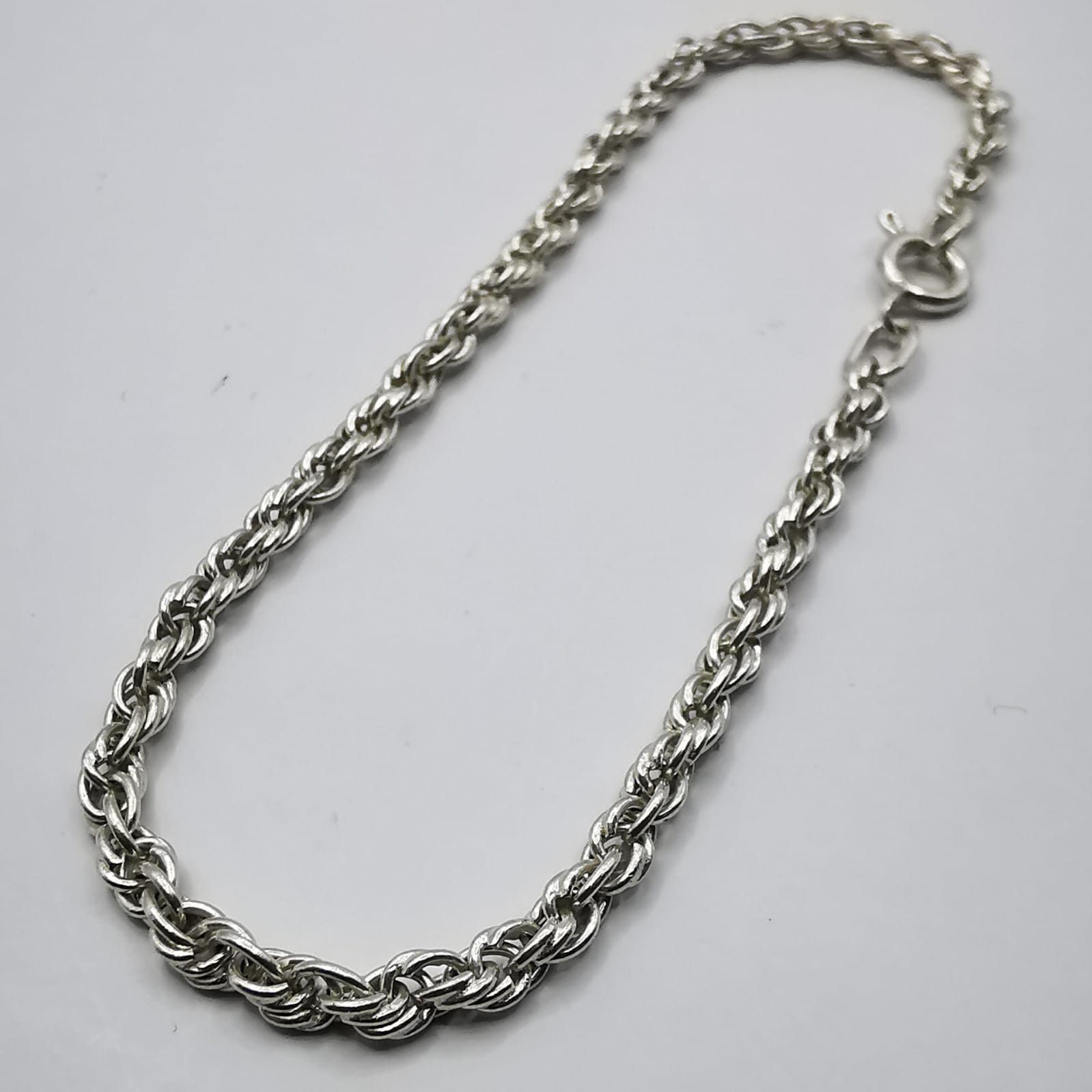 Sterling Silver × Vintage Vintage 925 Sterling Silver bracelet Signed 4,77g Size ONE SIZE - 6 Thumbnail