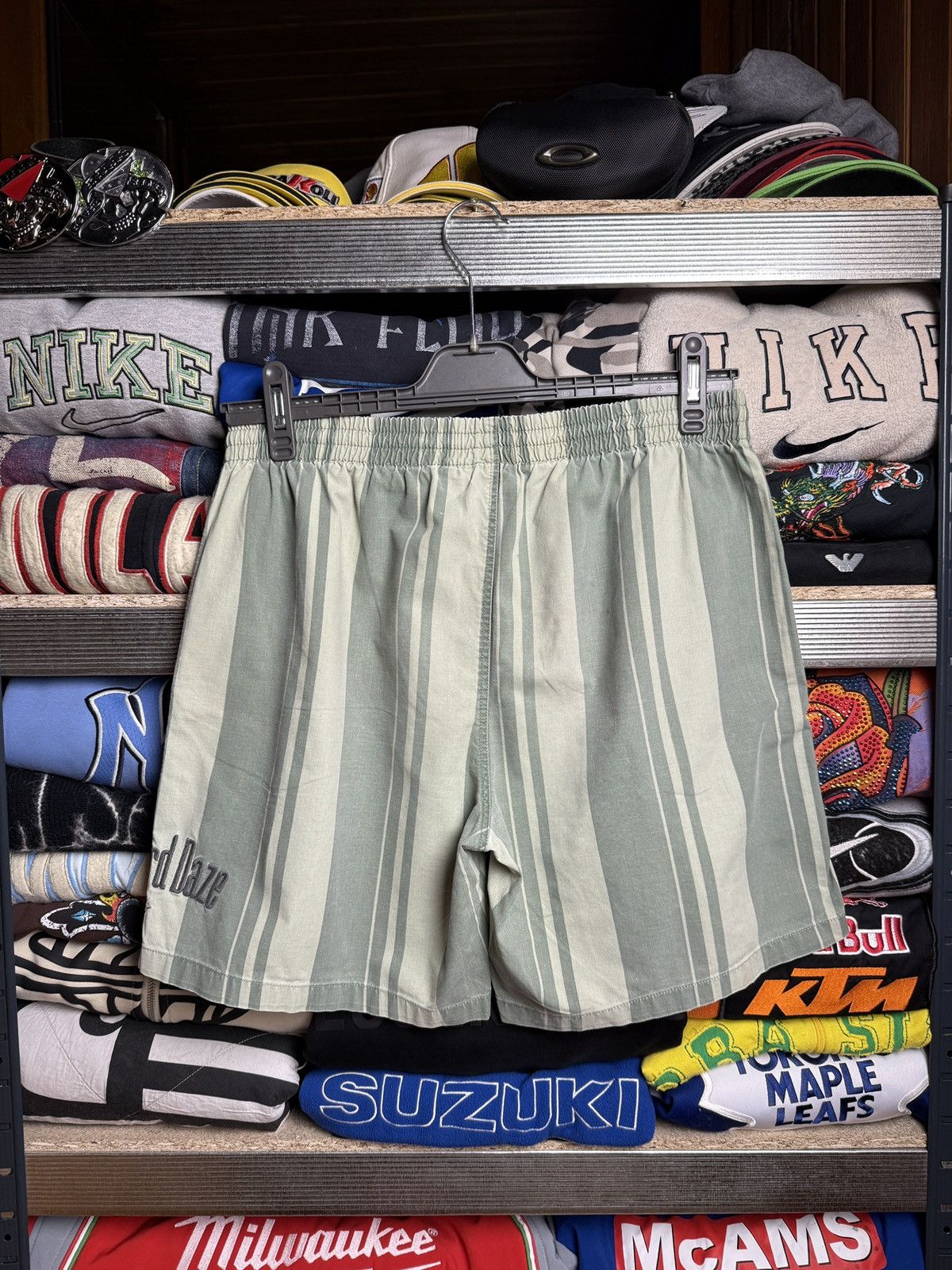 Nike × Vintage 90s Vintage Nike Dunk Yard Daze Shorts Size US 32 / EU 48 - 3 Thumbnail
