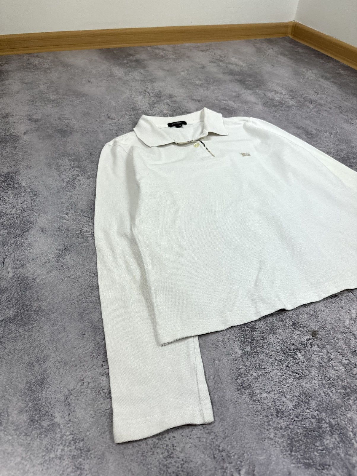 Burberry Vintage Burberry Nova Check Luxury Designer Long Sleeve Polo Size M / US 6-8 / IT 42-44 - 5 Thumbnail