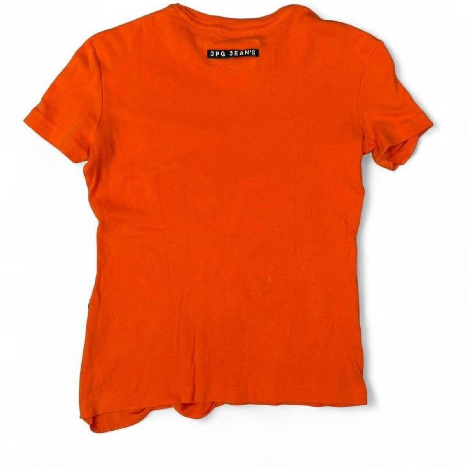 Jean Paul Gaultier Jean Paul Gaultier Pocket T shirt Orange Super Rare 90s Size S / US 4 / IT 40 - 3 Thumbnail
