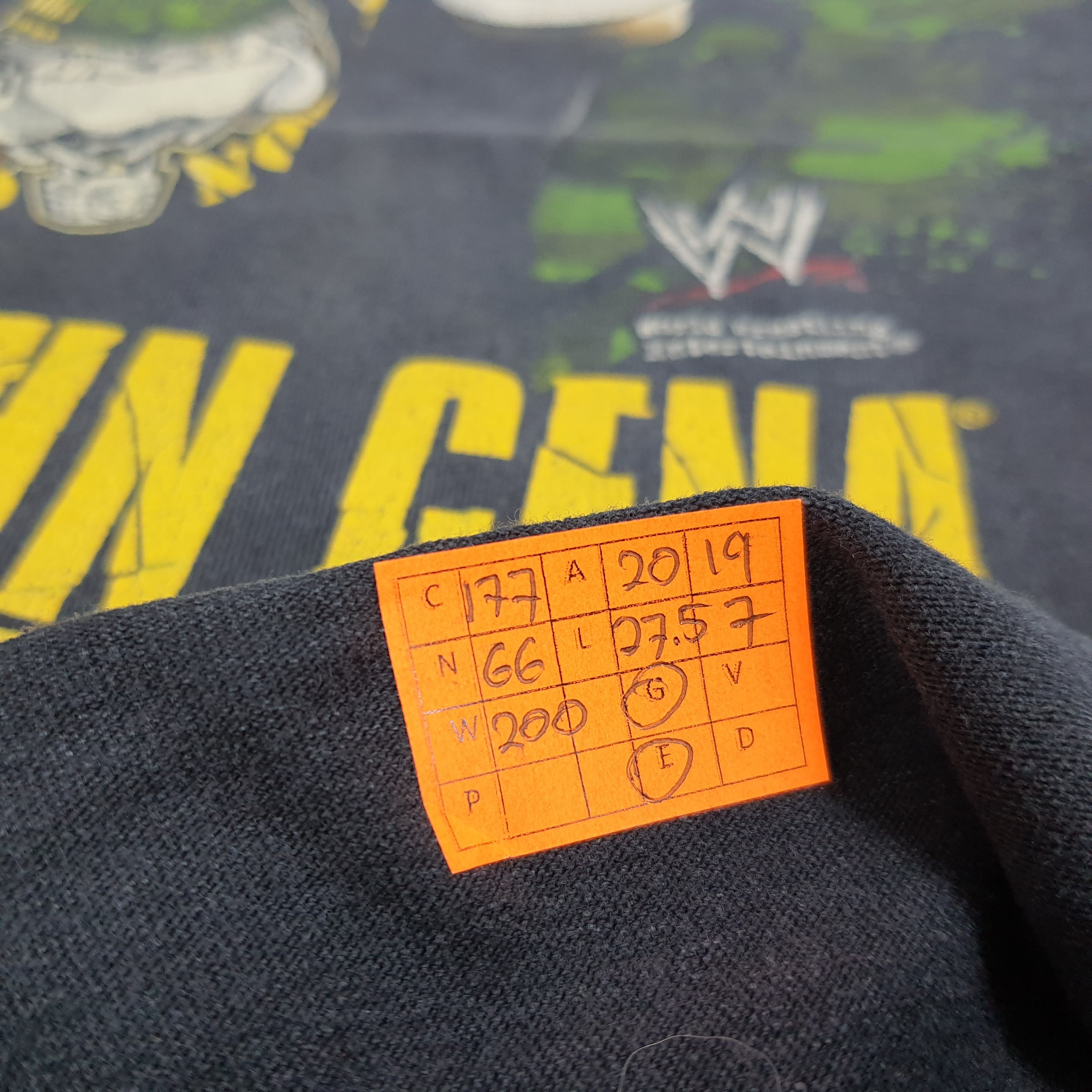 Vintage × WWE × WWF Vintage WWE John Cena World Wrestling Tshirt Size US M / EU 48-50 / 2 - 8 Thumbnail