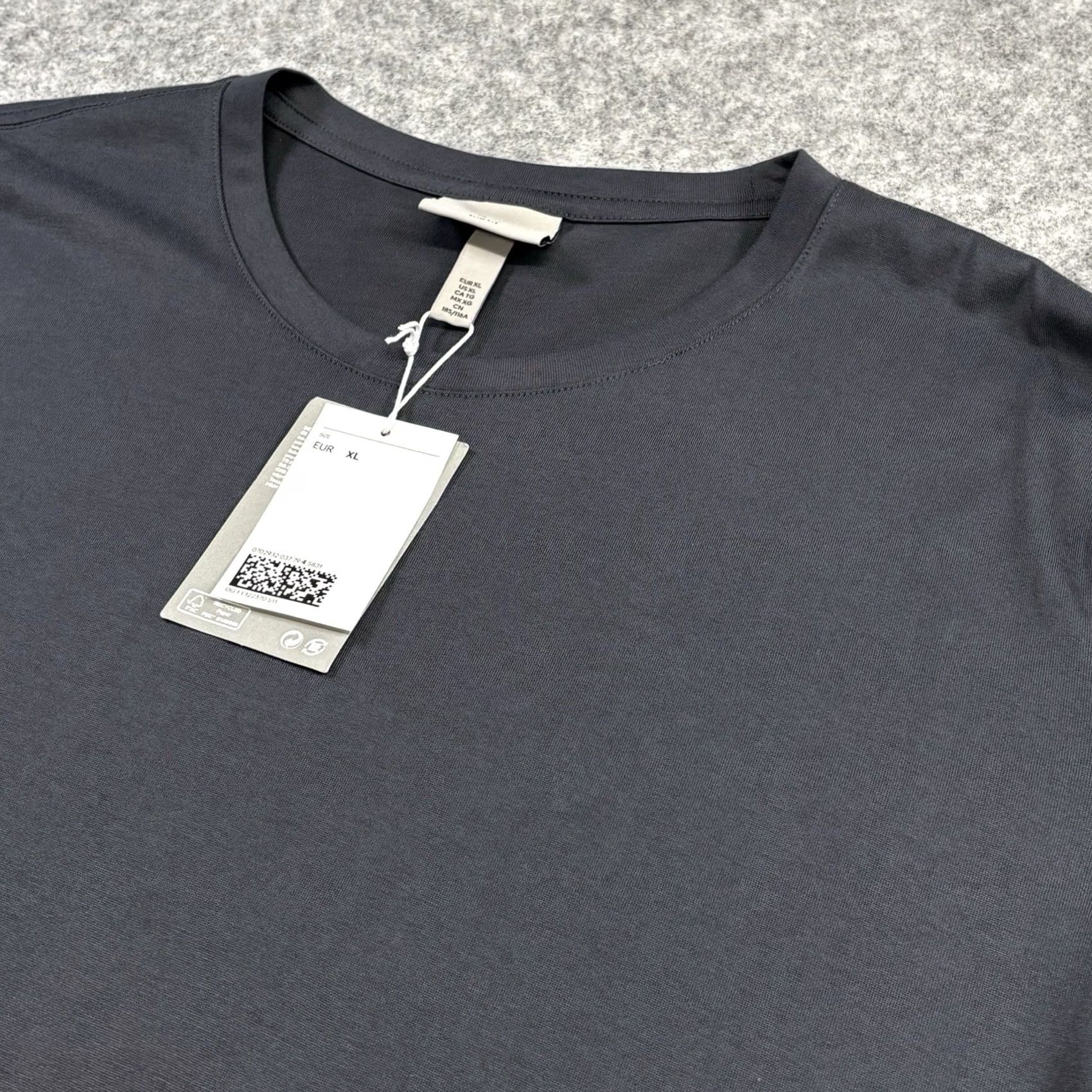 H&M H&M Slim Fit T Shirt XL Mens Grey New With Tags Premium Cotton Summer BNWT Size US XL / EU 56 / 4 - 3 Thumbnail