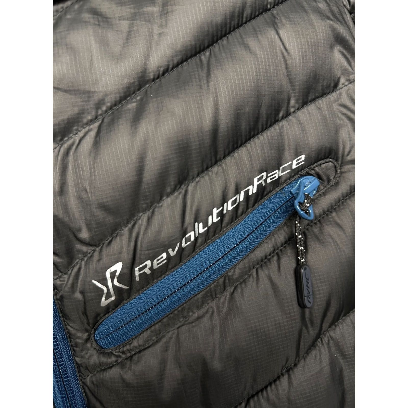 Vintage Revolution Race RVRC Mens Quilted Puffer Jacket L Black Jacket Mens Size US L / EU 52-54 / 3 - 3 Thumbnail