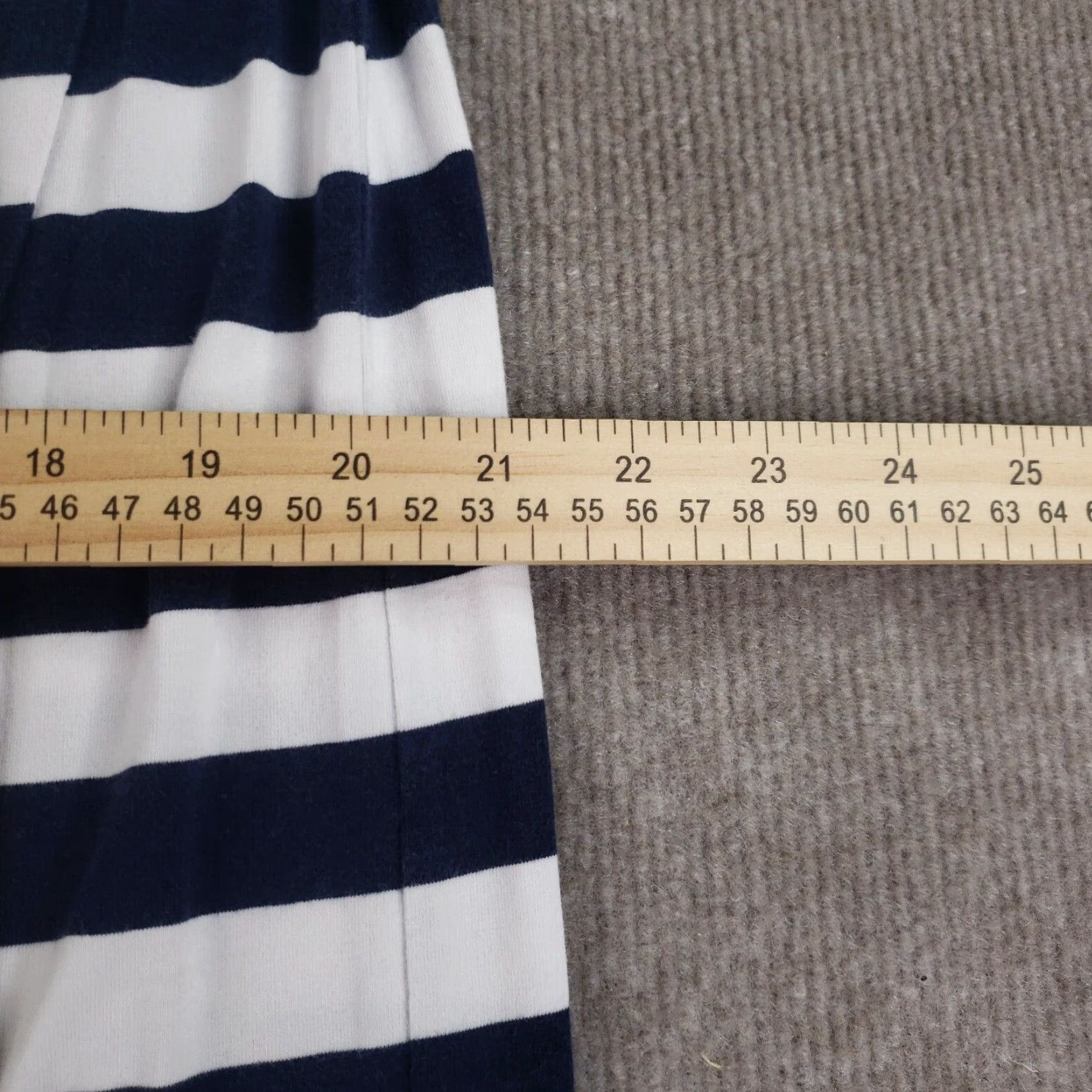 Brooks Brothers Womens Brook Brothers Maxi Dress Extra Large XL Blue White Striped Belted Half Wrap Size XL / US 12-14 / IT 48-50 - 7 Thumbnail