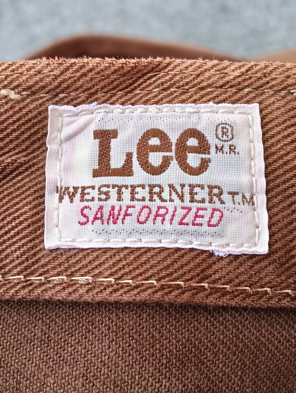 Lee Vintage Lee Westerner Brown Twill Flared Pants Sanforized. Size US 30 / EU 46 - 9 Thumbnail